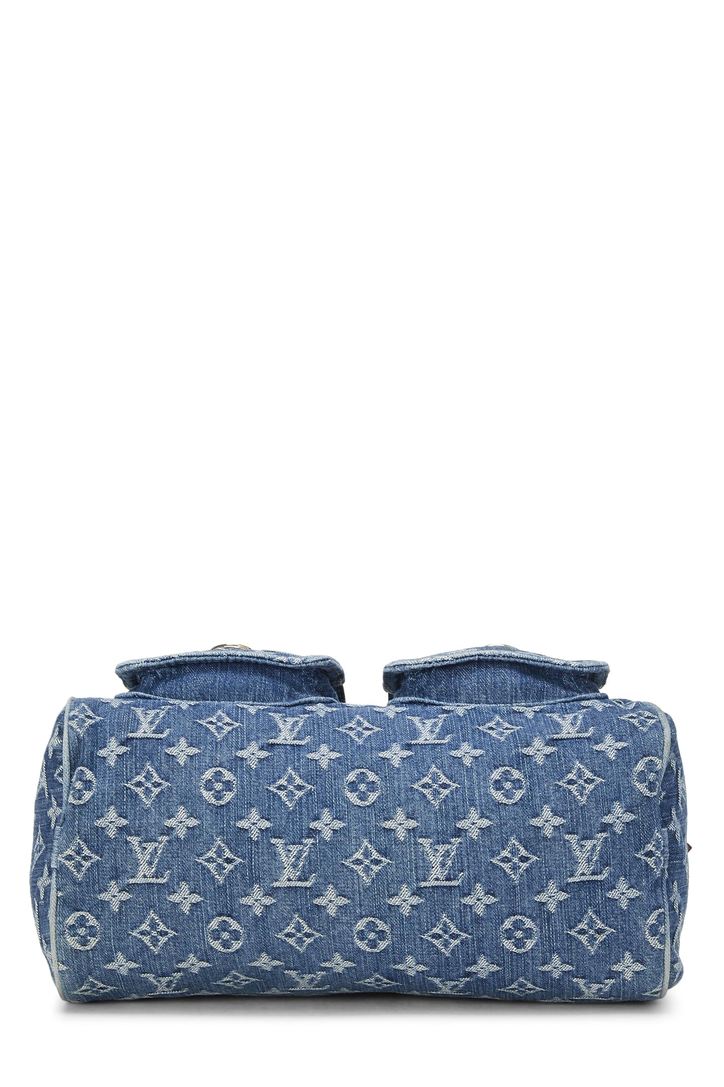 Louis Vuitton,  Blue Monogram Denim Neo Speedy, Blue
