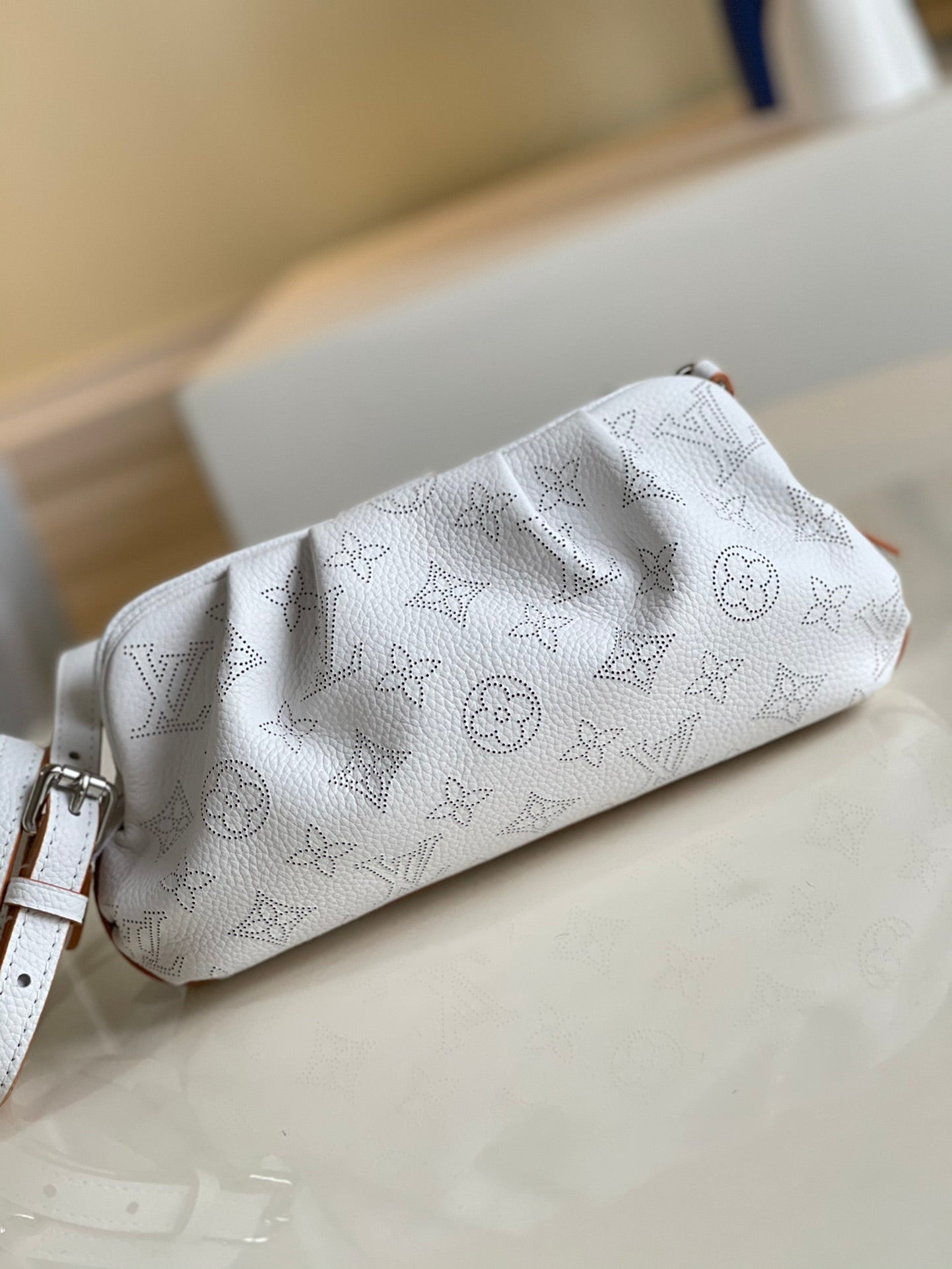 Top Quality Scala Pouch For Women Shoulder White Mini Crossbody Bag