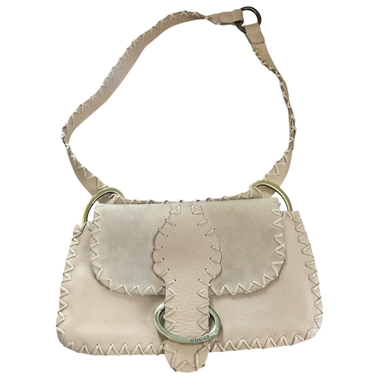 Gucci beige leather handbag