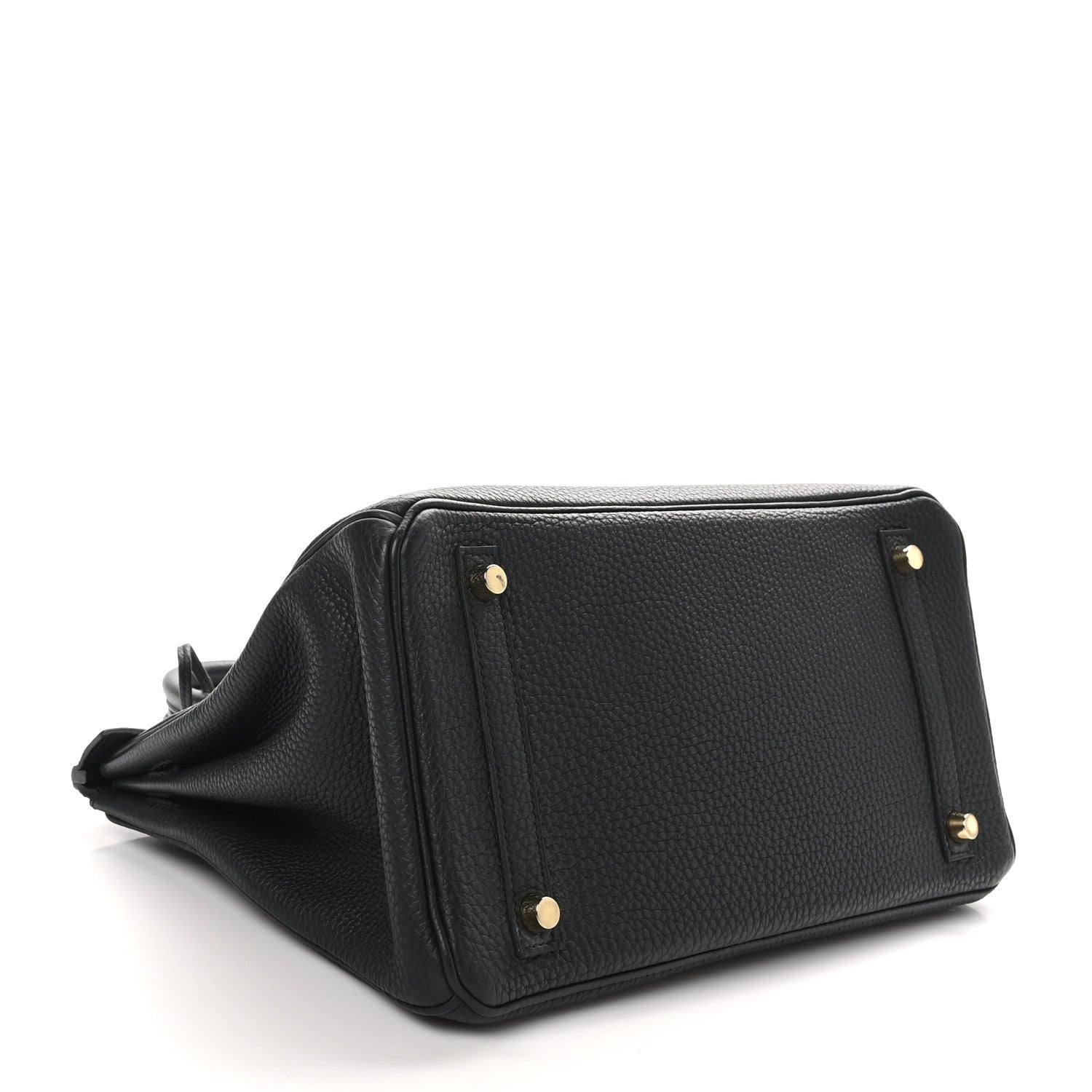 Hermes Togo Birkin Handbag Black Travel Bag