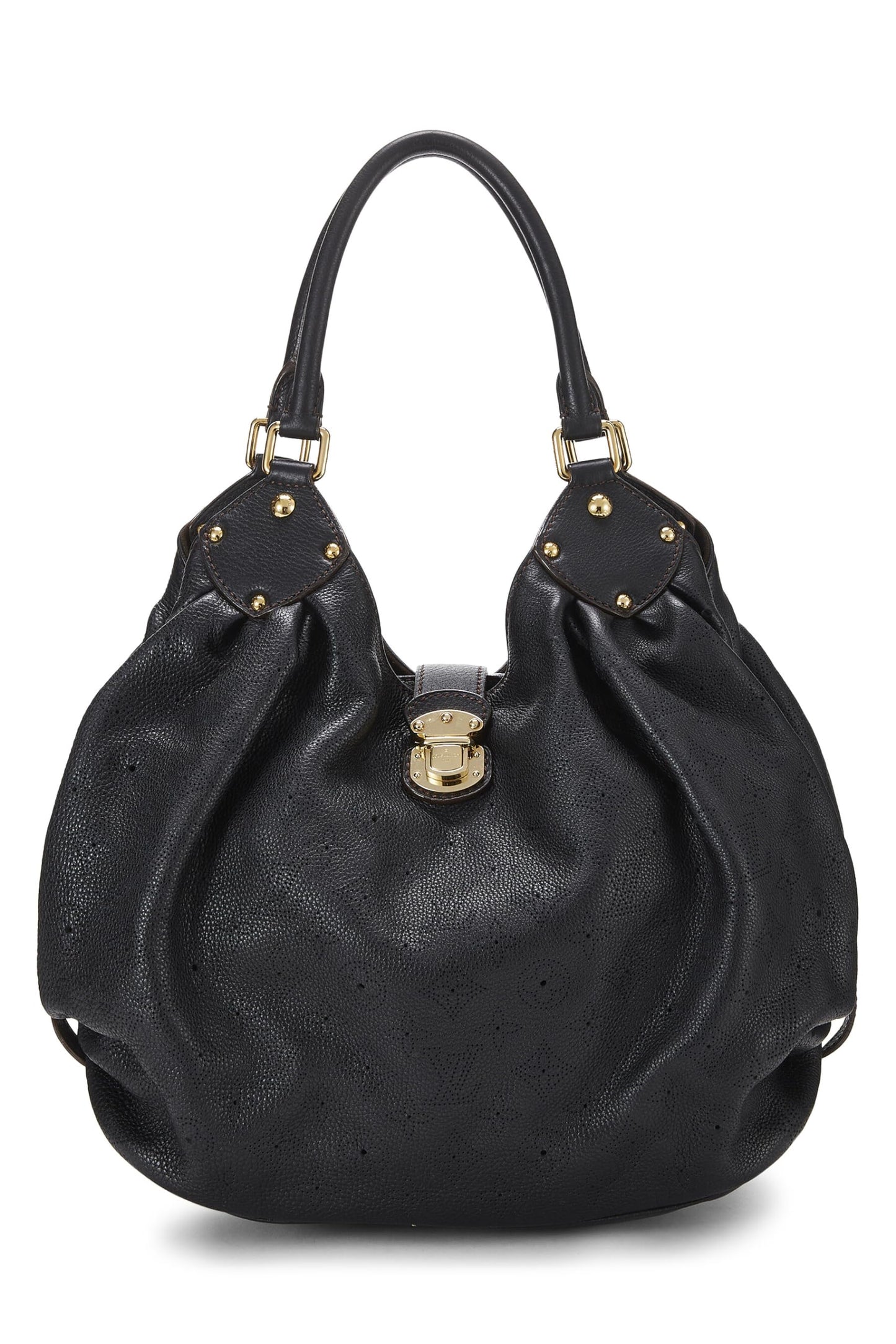 Louis Vuitton,  Black Monogram Mahina Large, Black