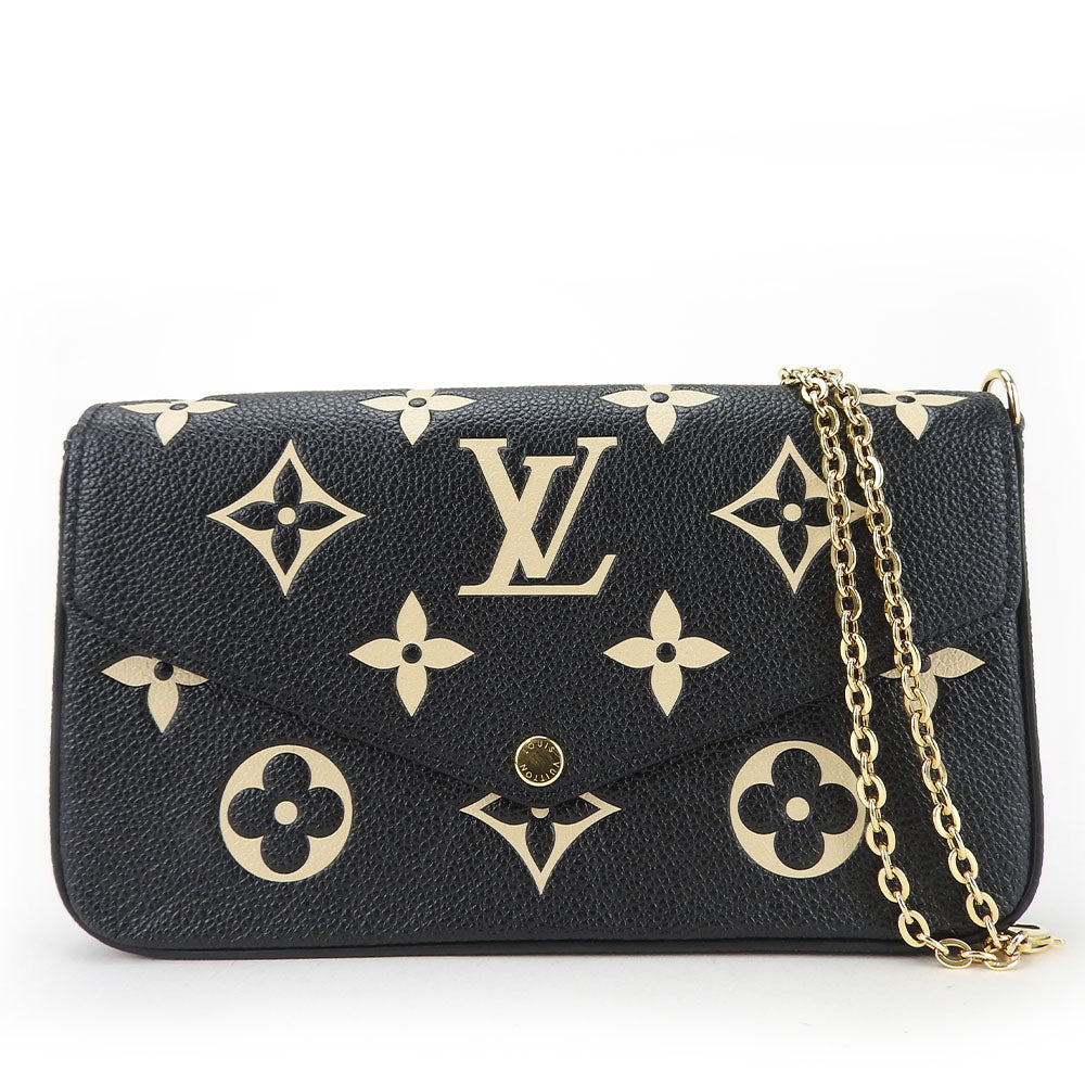 Louis Vuitton M82479 Ann Platt Pochette Felice Monogram Black Shoulder Bag