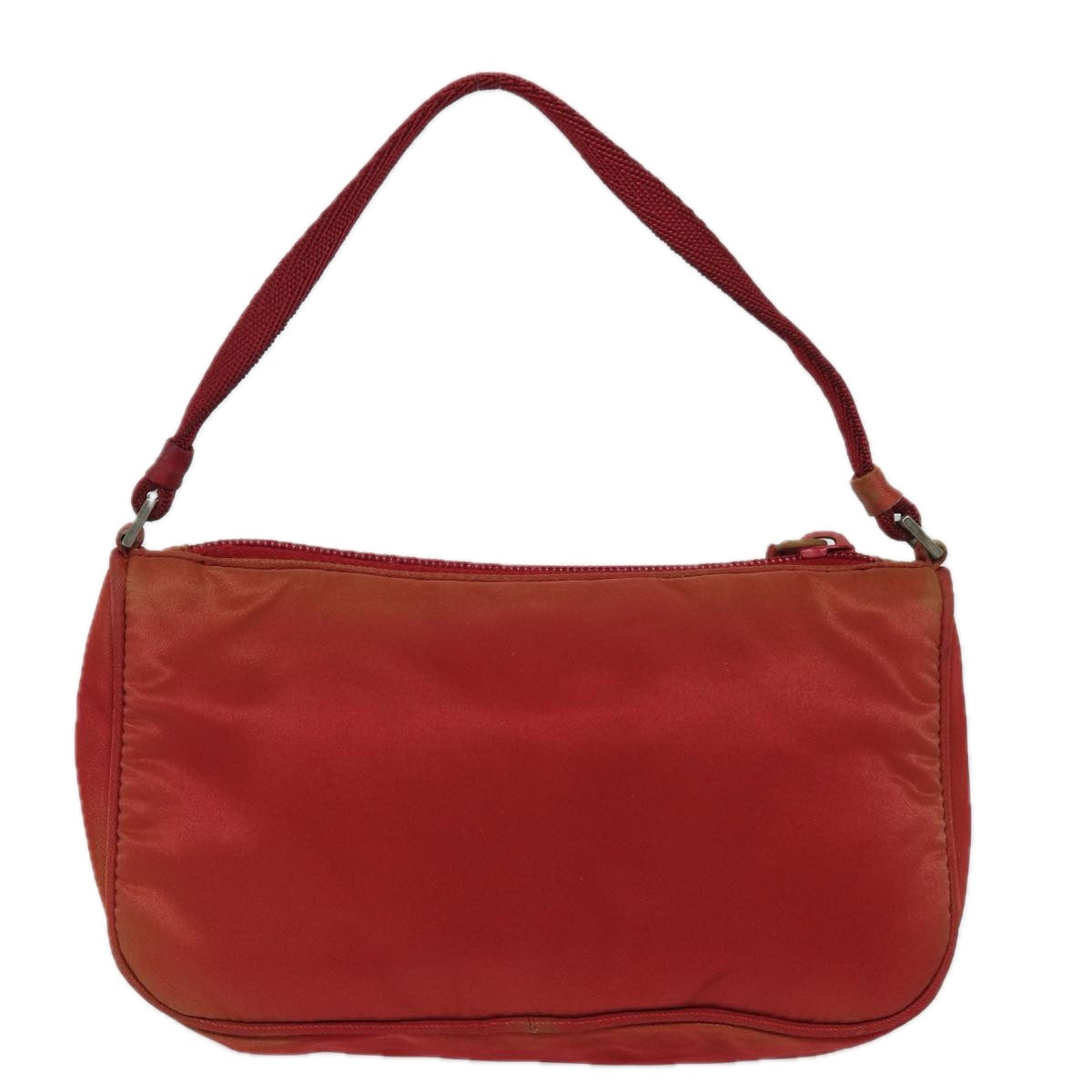 Prada Accessory Pouch Auth Luxury Handbag Nylon Red Clutch Bag Red Auth 81927
