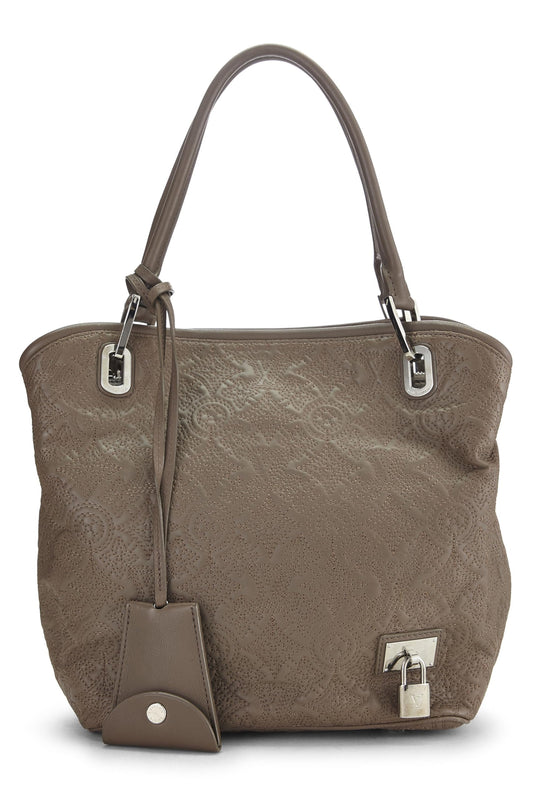 Louis Vuitton,  Brown Monogram Leather Antheia Lilia PM, Brown