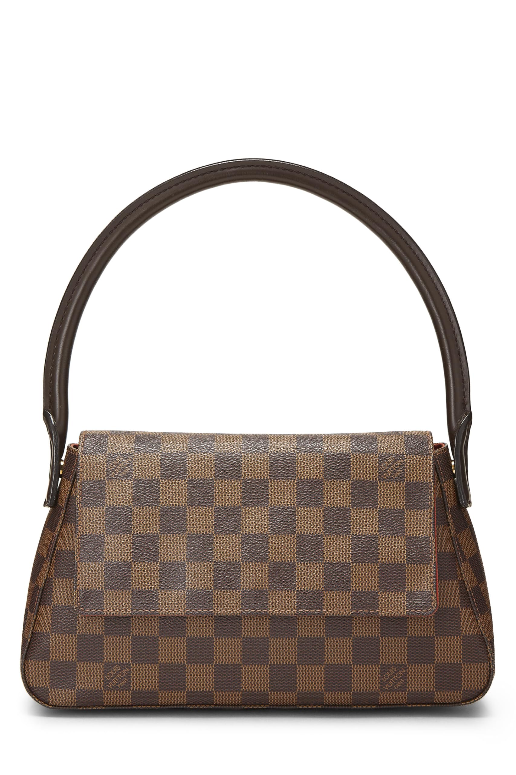 Louis Vuitton,  Damier Ebene Canvas Looping PM, Brown