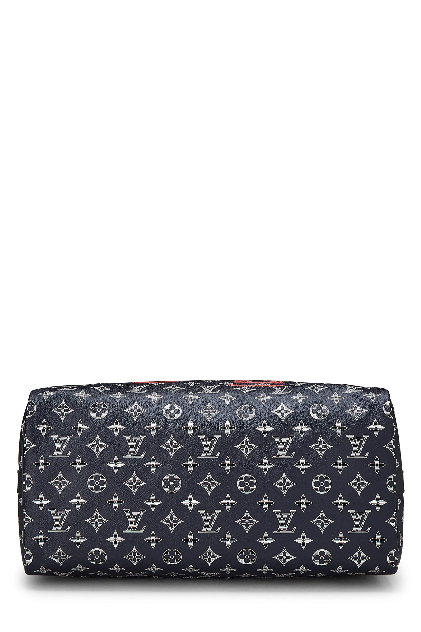 Louis Vuitton,  Monogram Upside Down Ink Speedy Bandouliere 40, Navy
