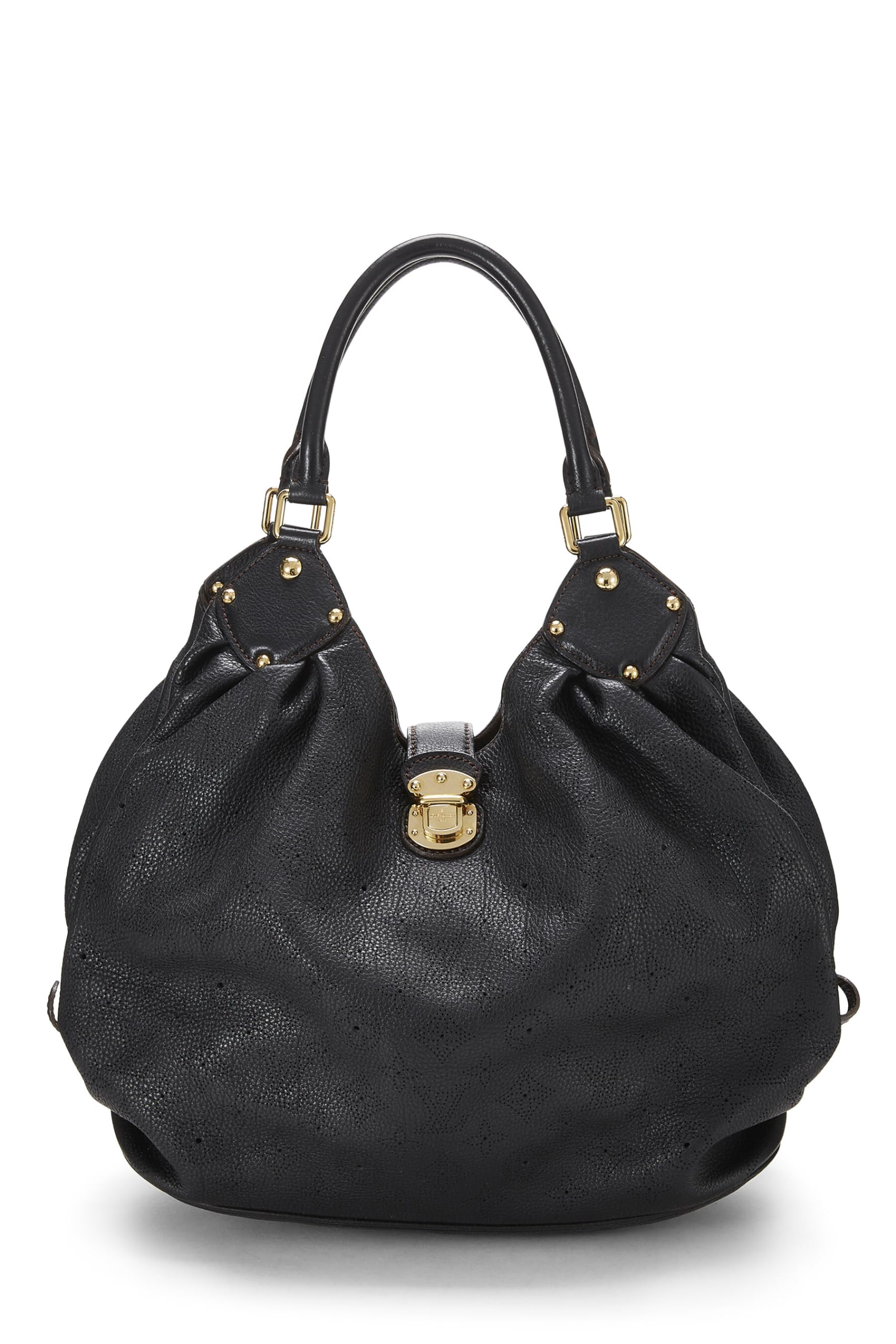 Louis Vuitton,  Black Monogram Mahina Large, Black