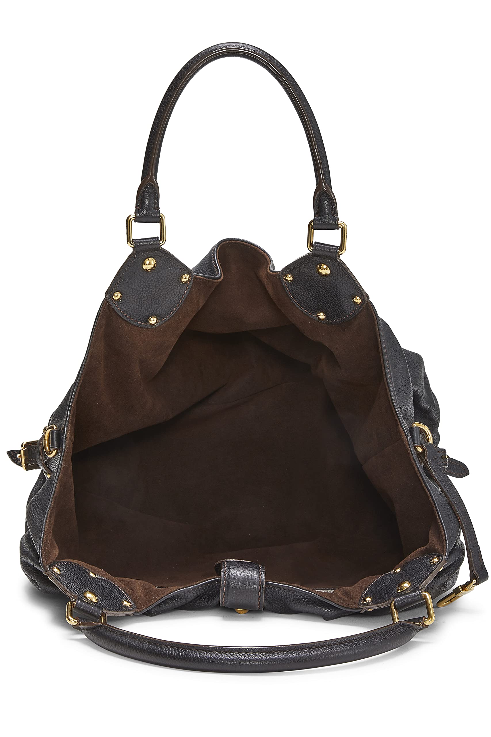 Louis Vuitton,  Black Monogram Mahina Large, Black