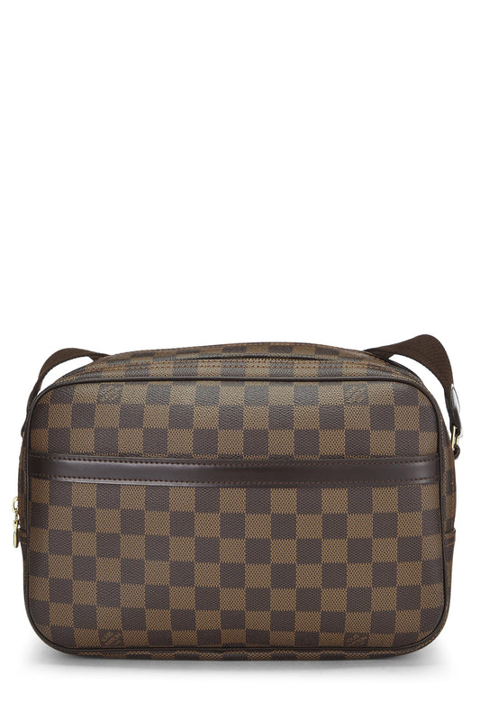 Louis Vuitton,  Damier Ebene Reporter PM, Brown