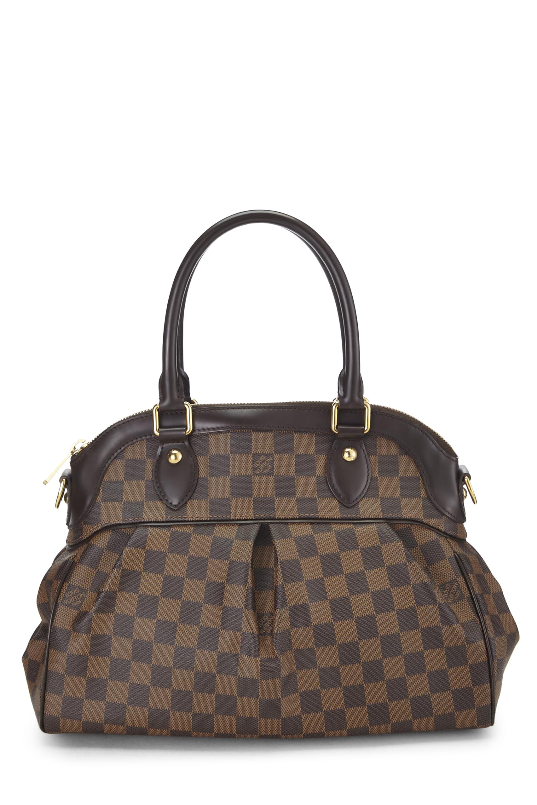 Louis Vuitton,  Damier Ebene Trevi PM, Brown