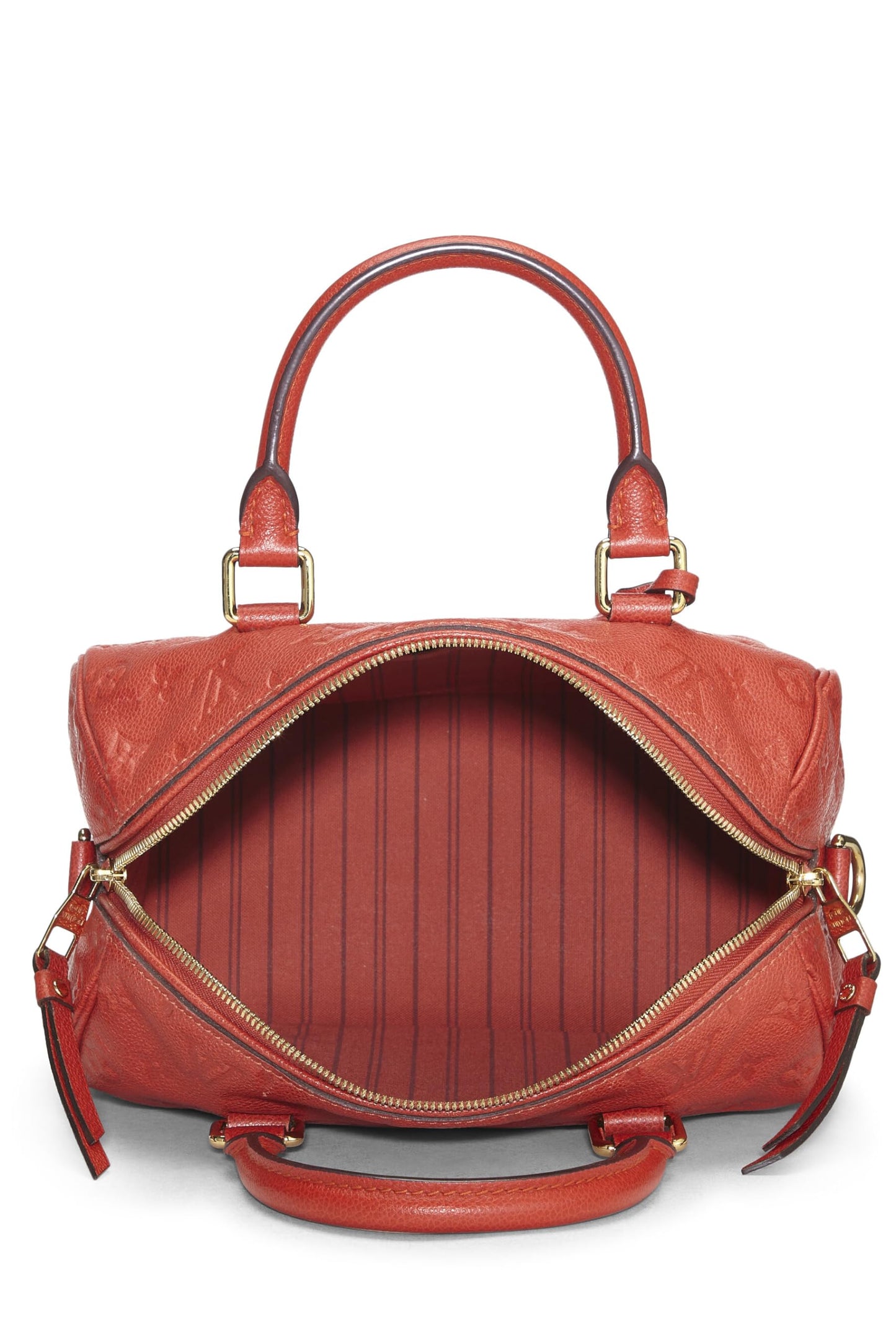 Louis Vuitton,  Orient Monogram Empreinte Speedy Bandouliere 25, Orange