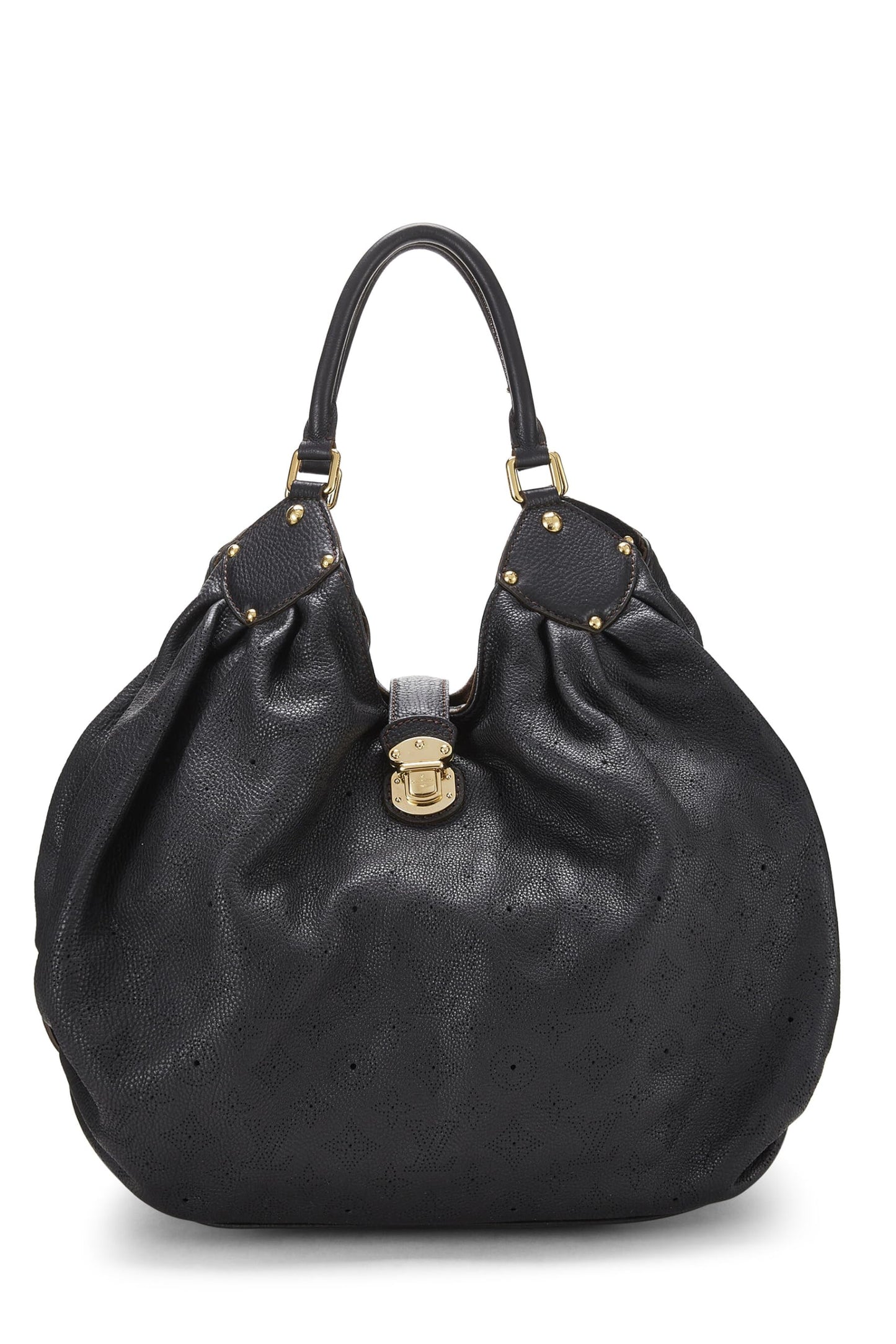 Louis Vuitton,  Black Monogram Mahina XL, Black