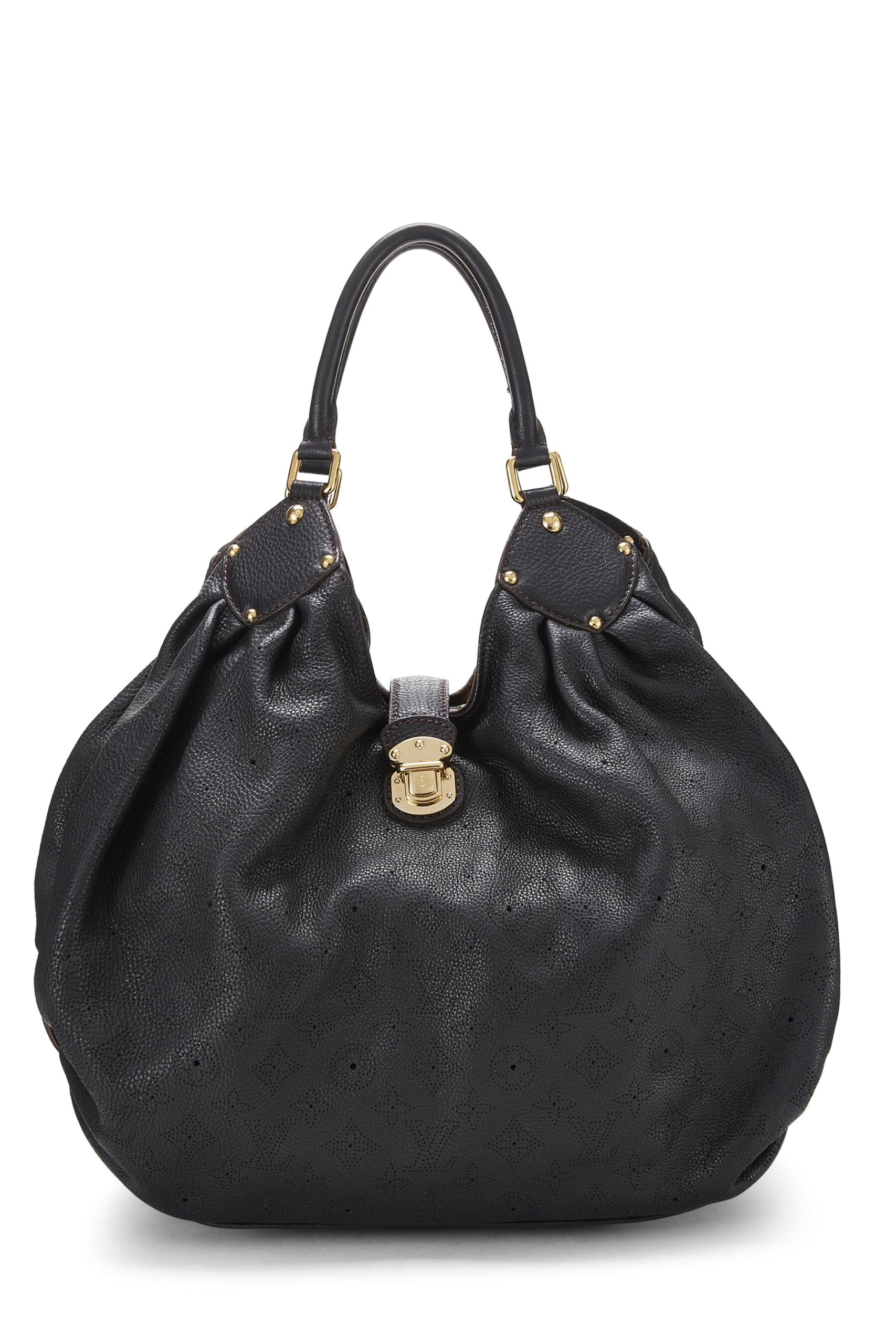 Louis Vuitton,  Black Monogram Mahina XL, Black