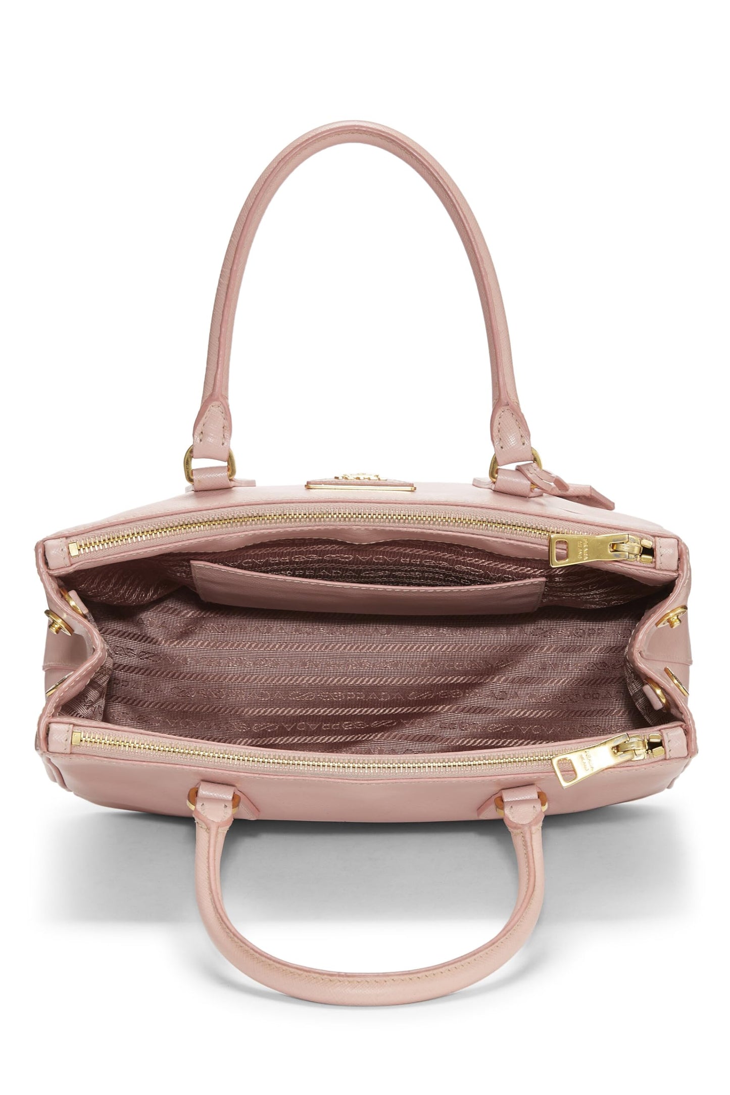 Prada Executive Tote Saffiano Pink Small Tote Bag Small Pink 2
