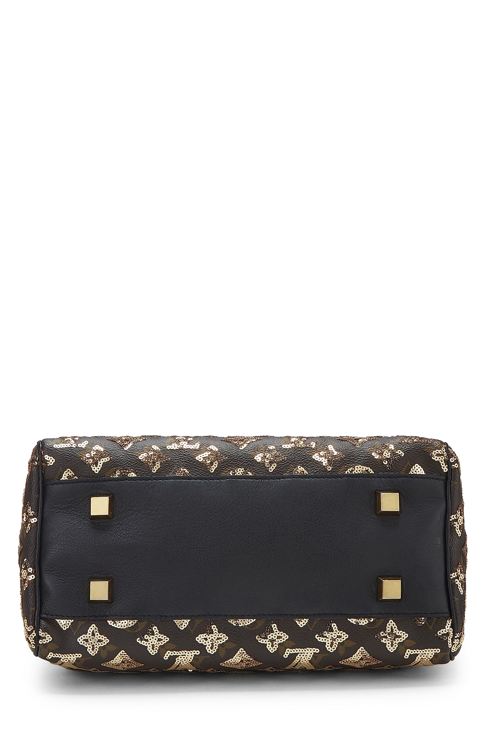 Louis Vuitton,  Gold Monogram Eclipse Speedy 30, Gold