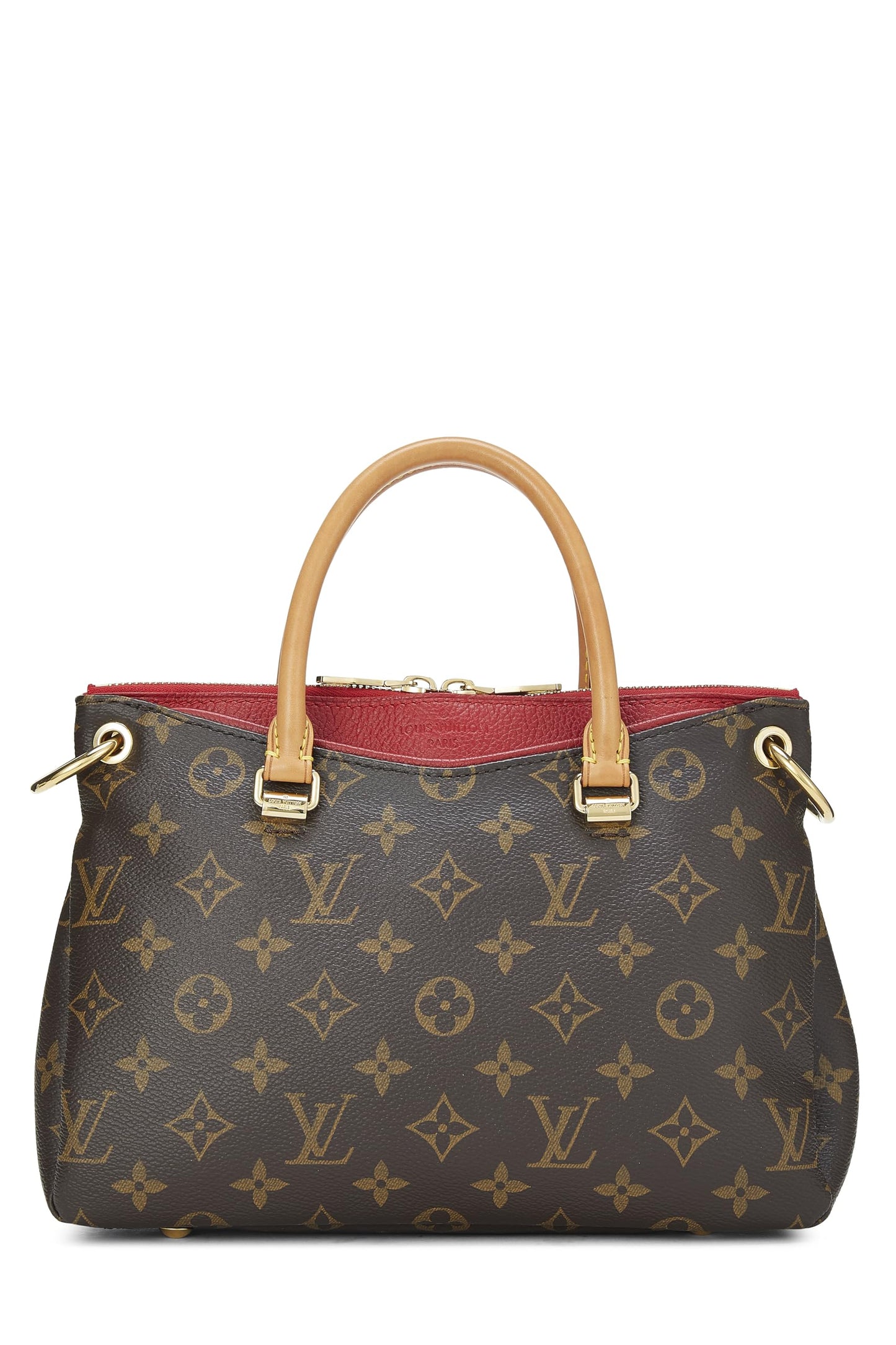 Louis Vuitton,  Red Monogram Canvas Pallas BB, Red