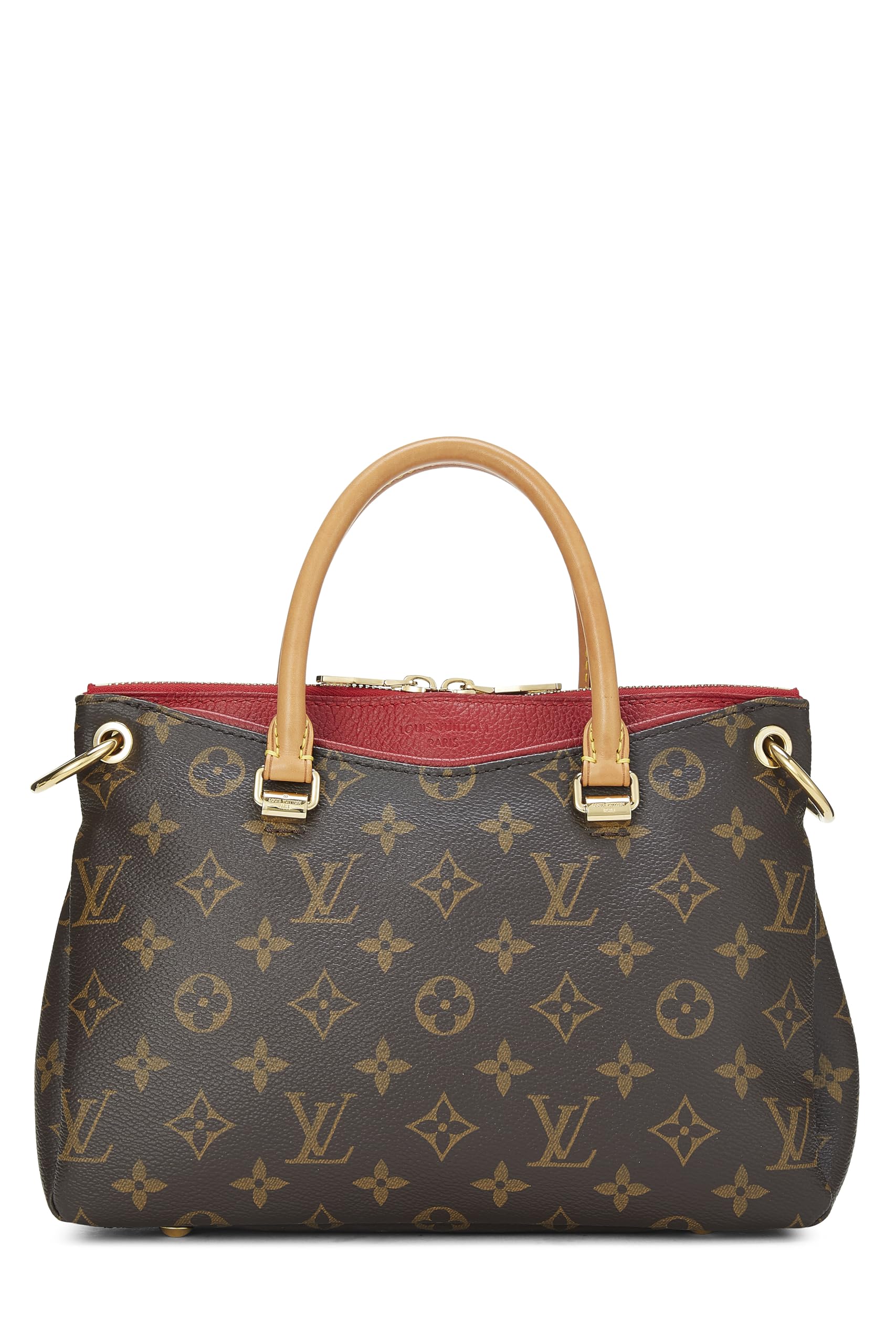 Louis Vuitton,  Red Monogram Canvas Pallas BB, Red