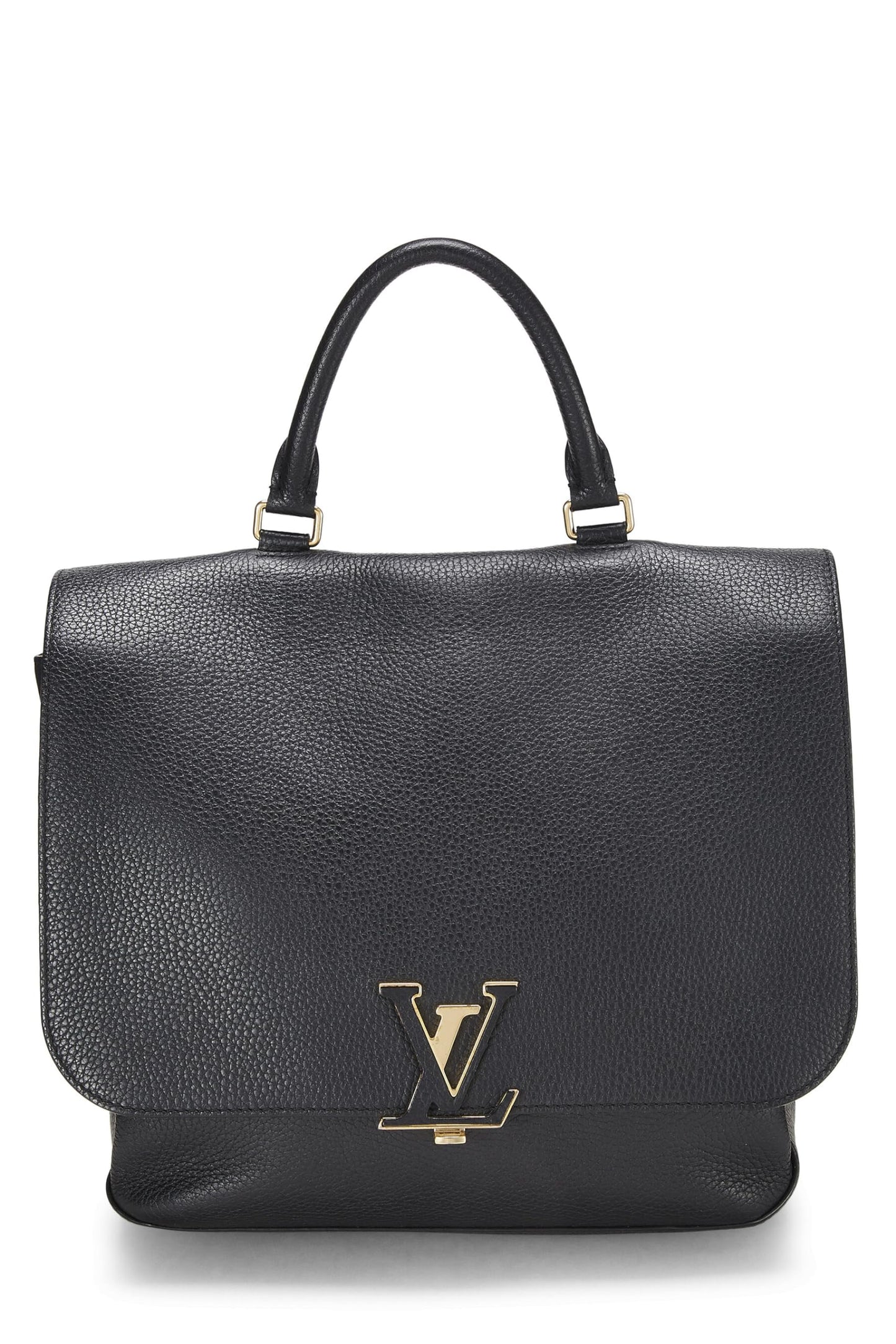 Louis Vuitton,  Black Taurillon Leather Volta, Black