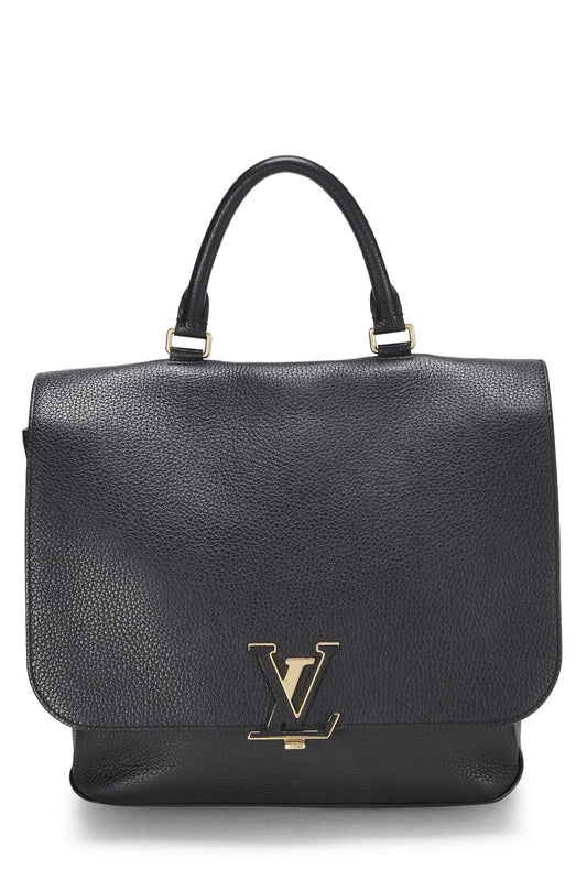 Louis Vuitton,  Black Taurillon Leather Volta, Black