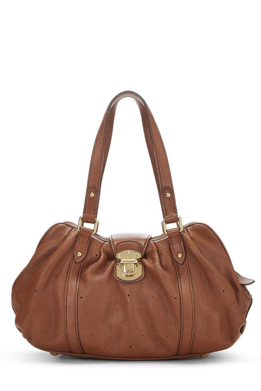 Louis Vuitton,  Brown Monogram Mahina Lunar PM, Brown