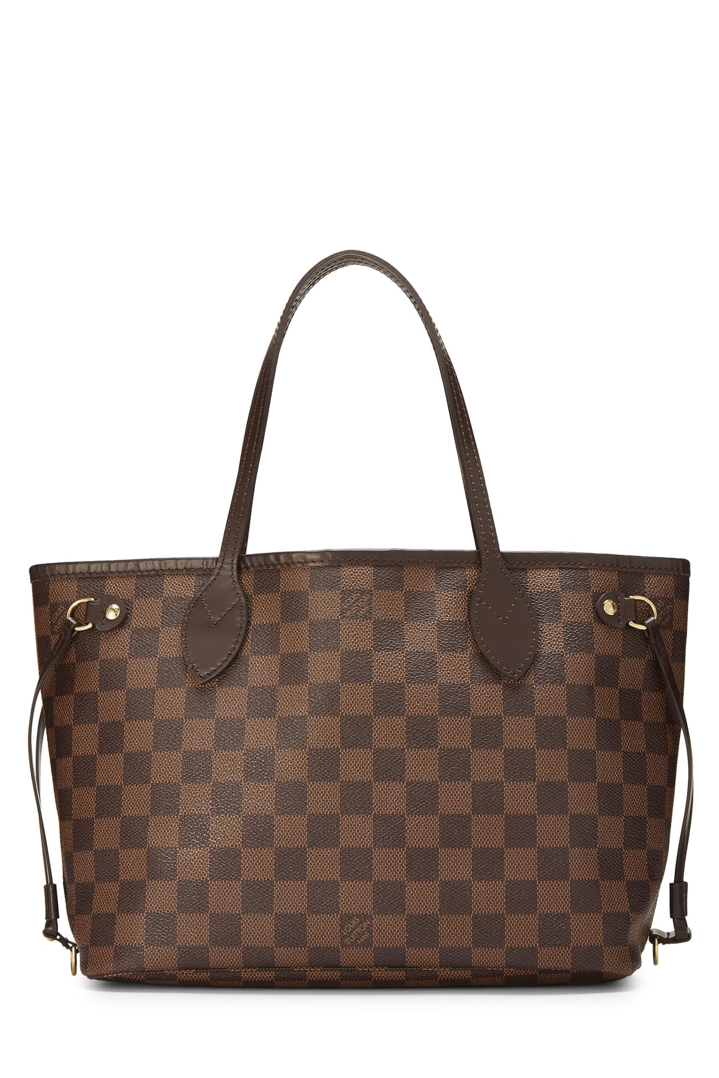 Louis Vuitton,  Damier Ebene Neverfull PM, Brown