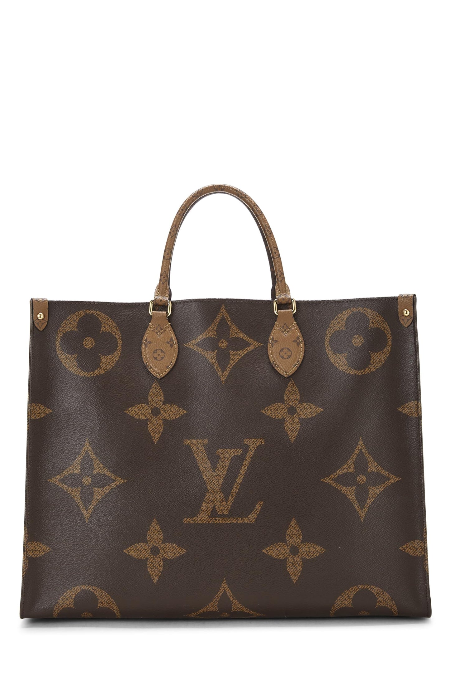 Louis Vuitton,  Monogram Reversed Giant On The Go GM, Brown