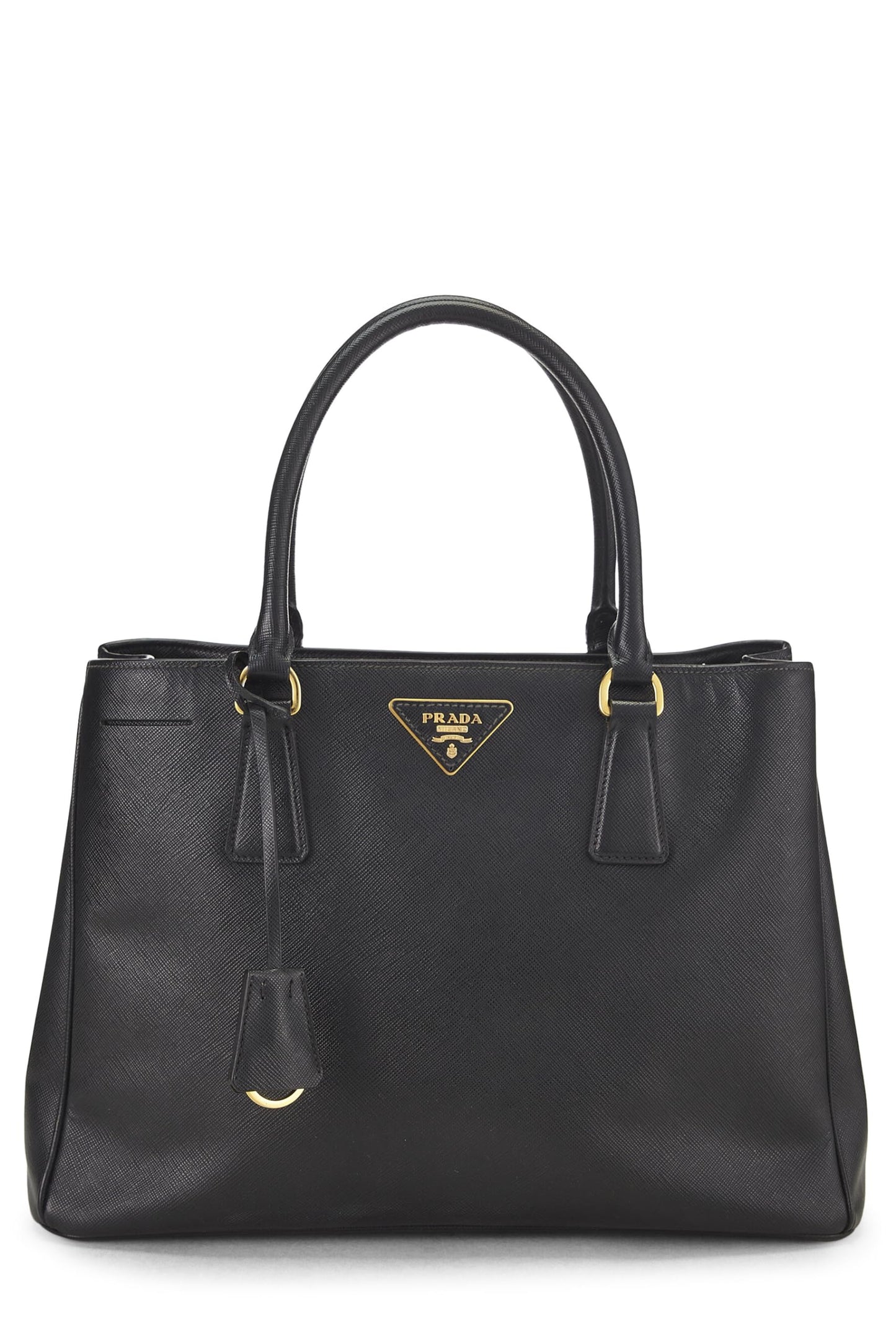 Prada Executive Tote Saffiano Black Medium Tote Bag