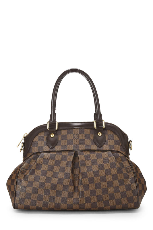 Louis Vuitton,  Damier Ebene Trevi PM, Brown