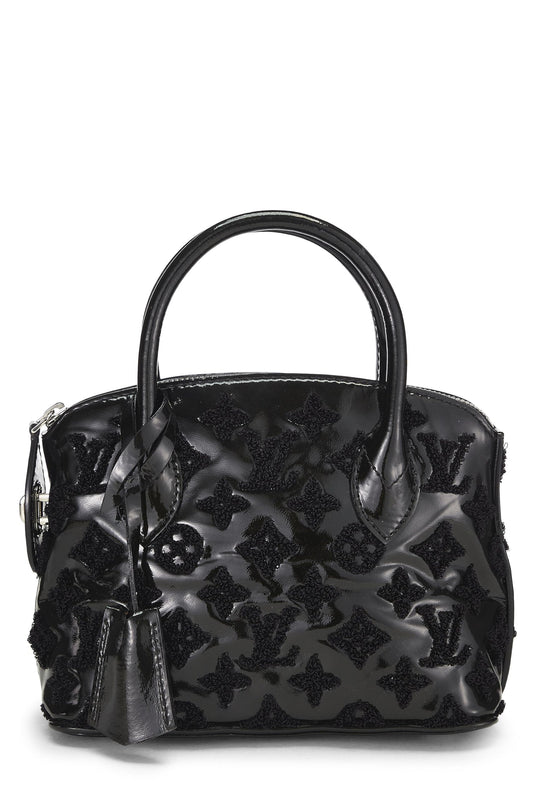 Louis Vuitton,  Black Monogram Patent Leather Fascination Lockit BB, Black
