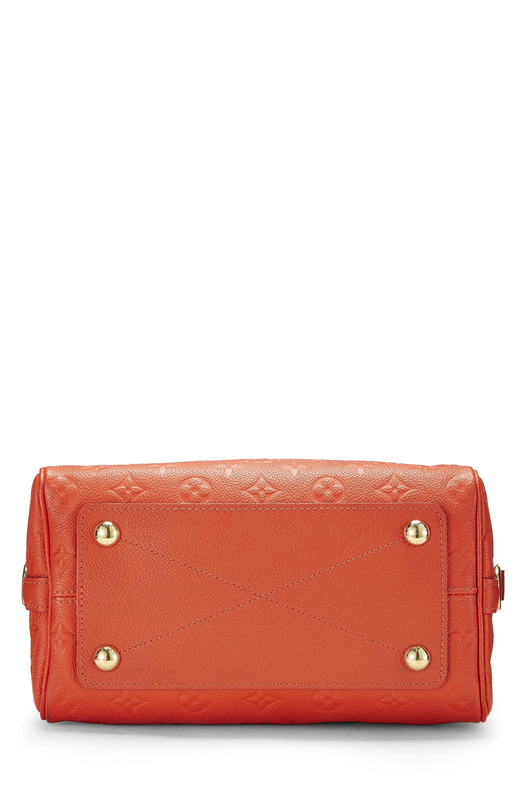 Louis Vuitton,  Orange Monogram Empreinte Speedy Bandouliere 25, Orange