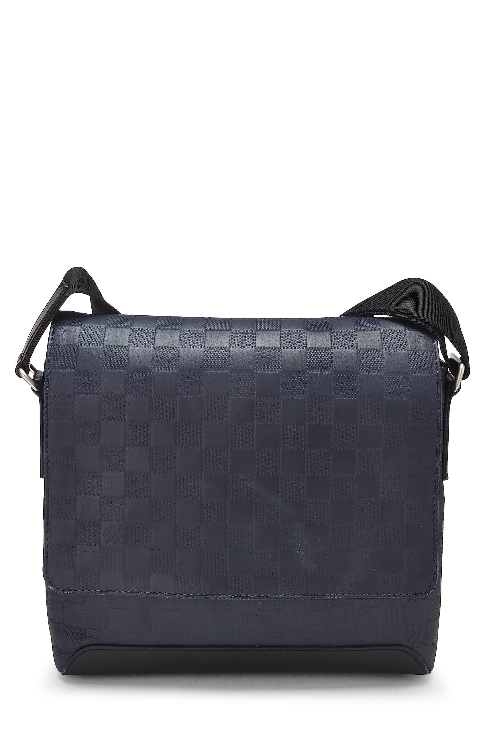 Louis Vuitton,  Navy Damier Infini District Messenger PM, Navy