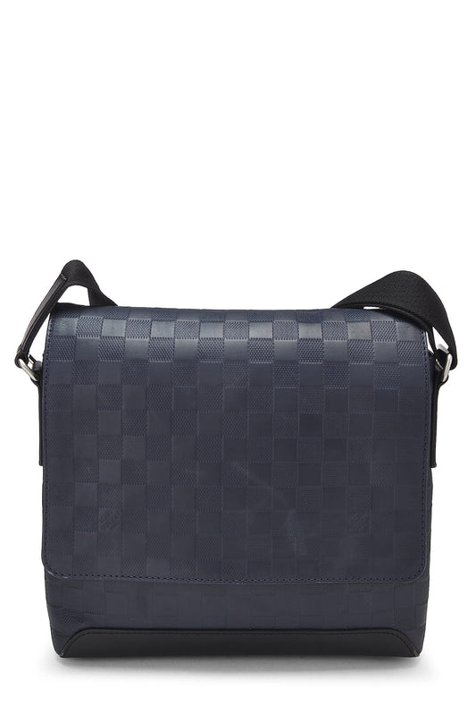 Louis Vuitton,  Navy Damier Infini District Messenger PM, Navy