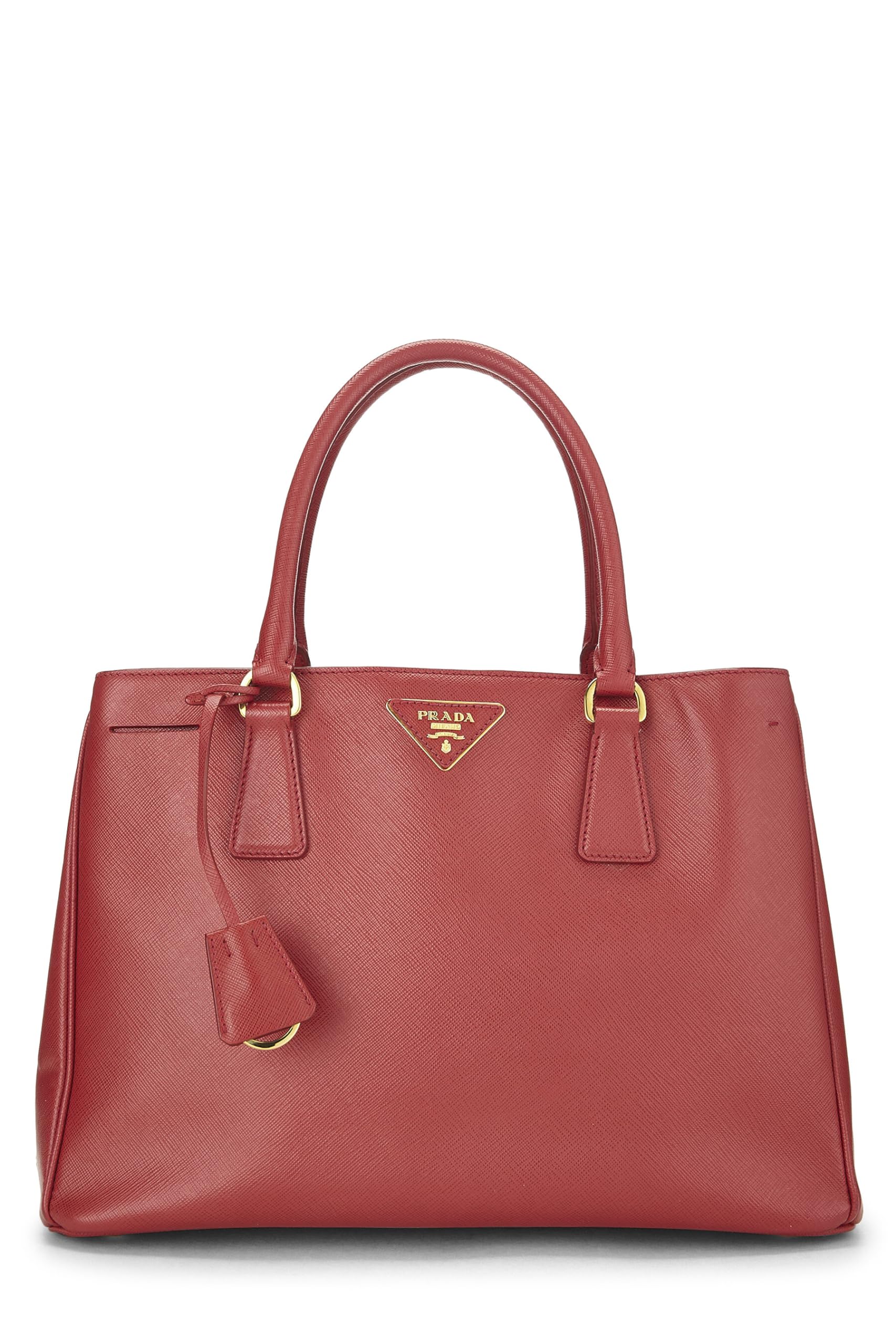 Prada Executive Tote Saffiano Red Large Tote Bag