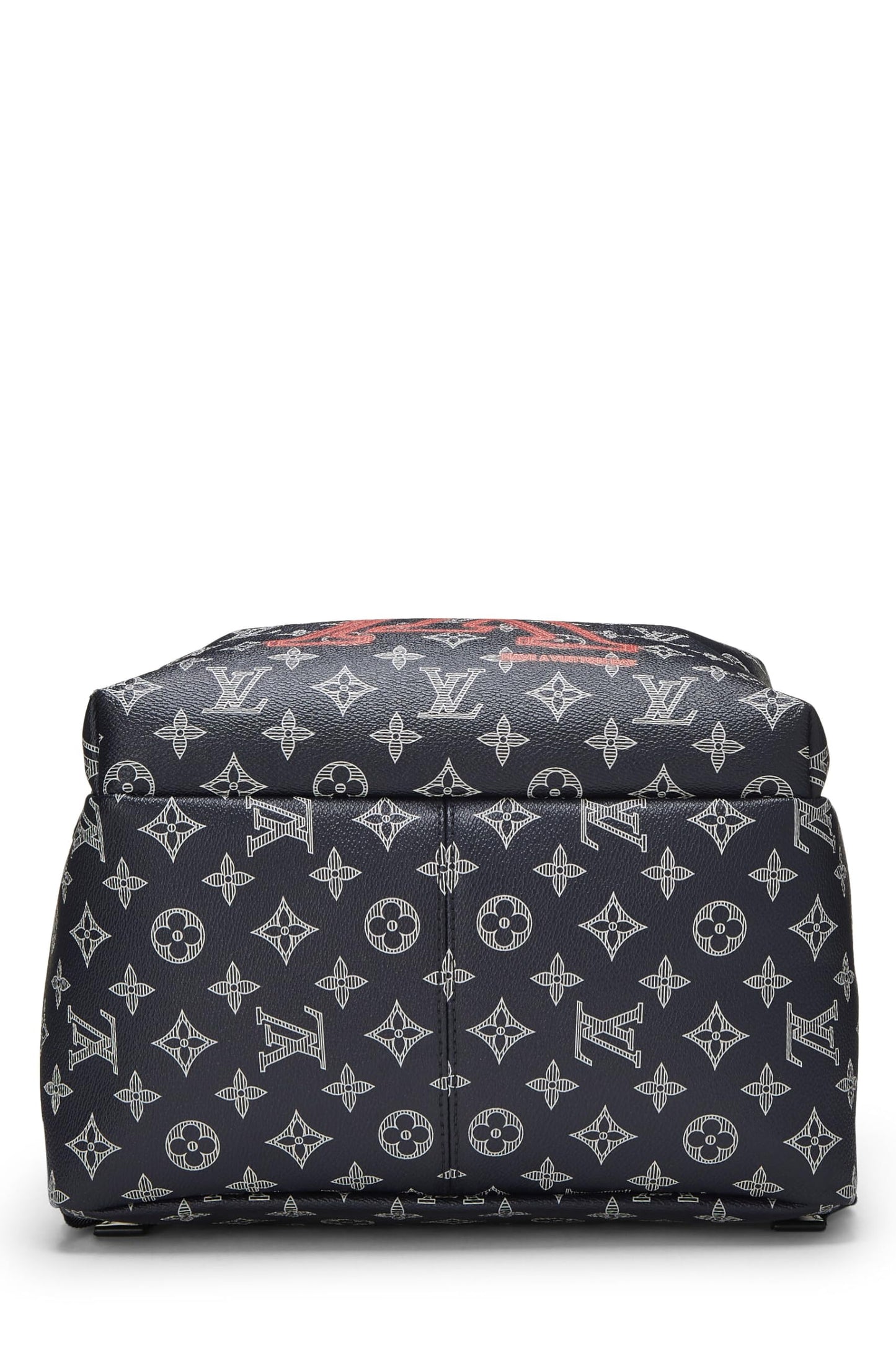 Louis Vuitton,  Navy Upside Down Monogram Canvas Discovery Backpack, Navy