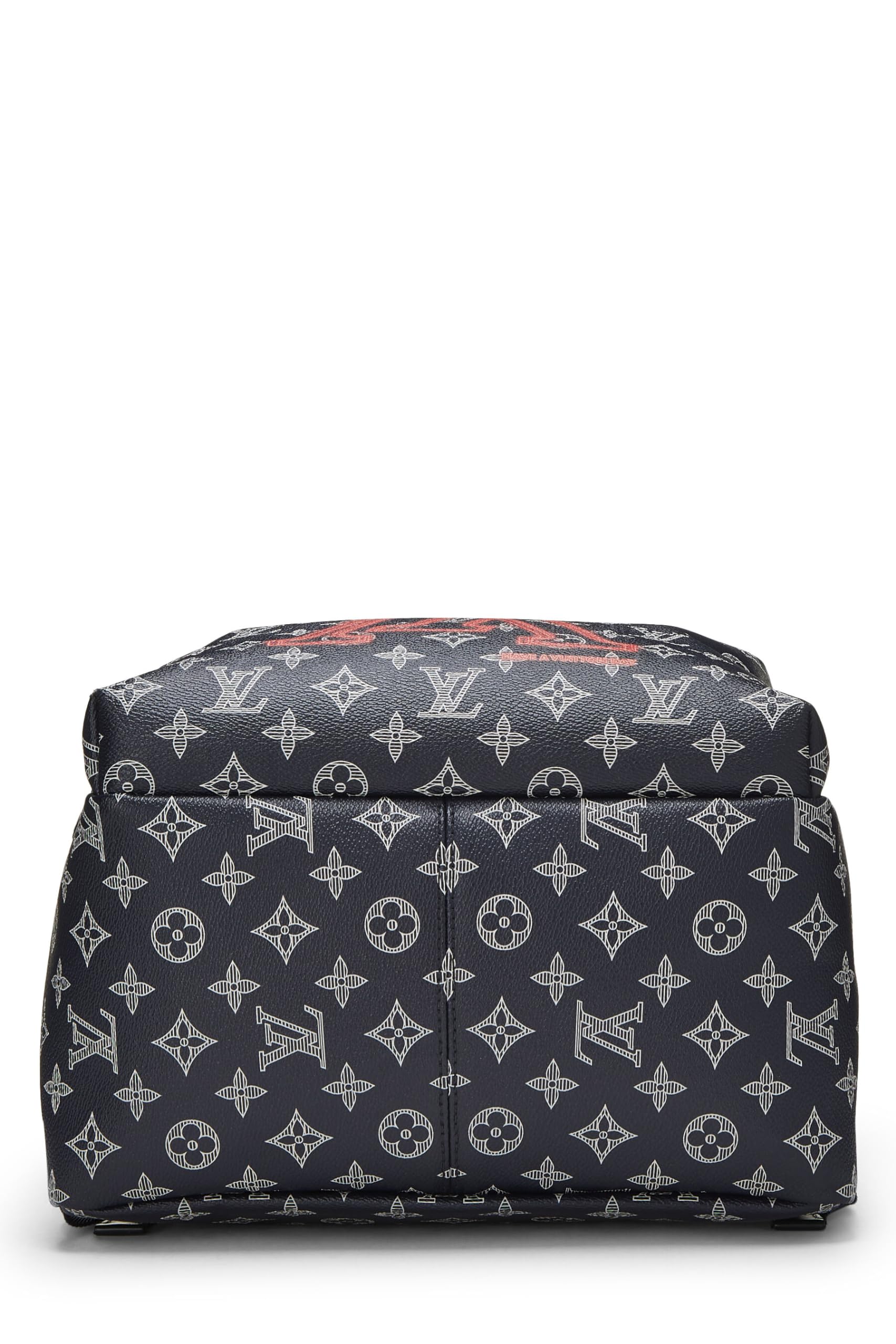 Louis Vuitton,  Navy Upside Down Monogram Canvas Discovery Backpack, Navy