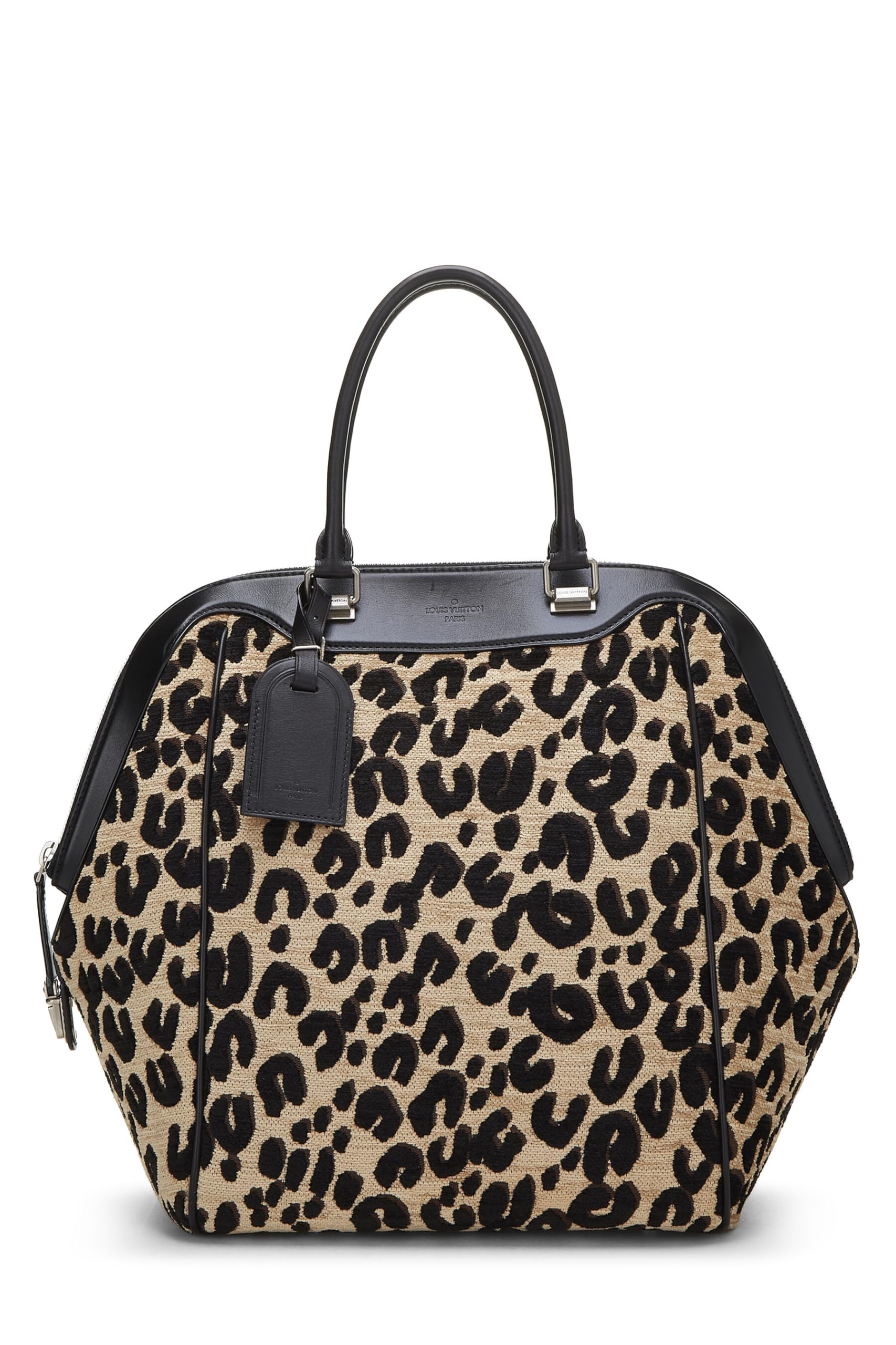 Louis Vuitton,  Stephen Spro  x Louis Vuitton Leopard North South, Black