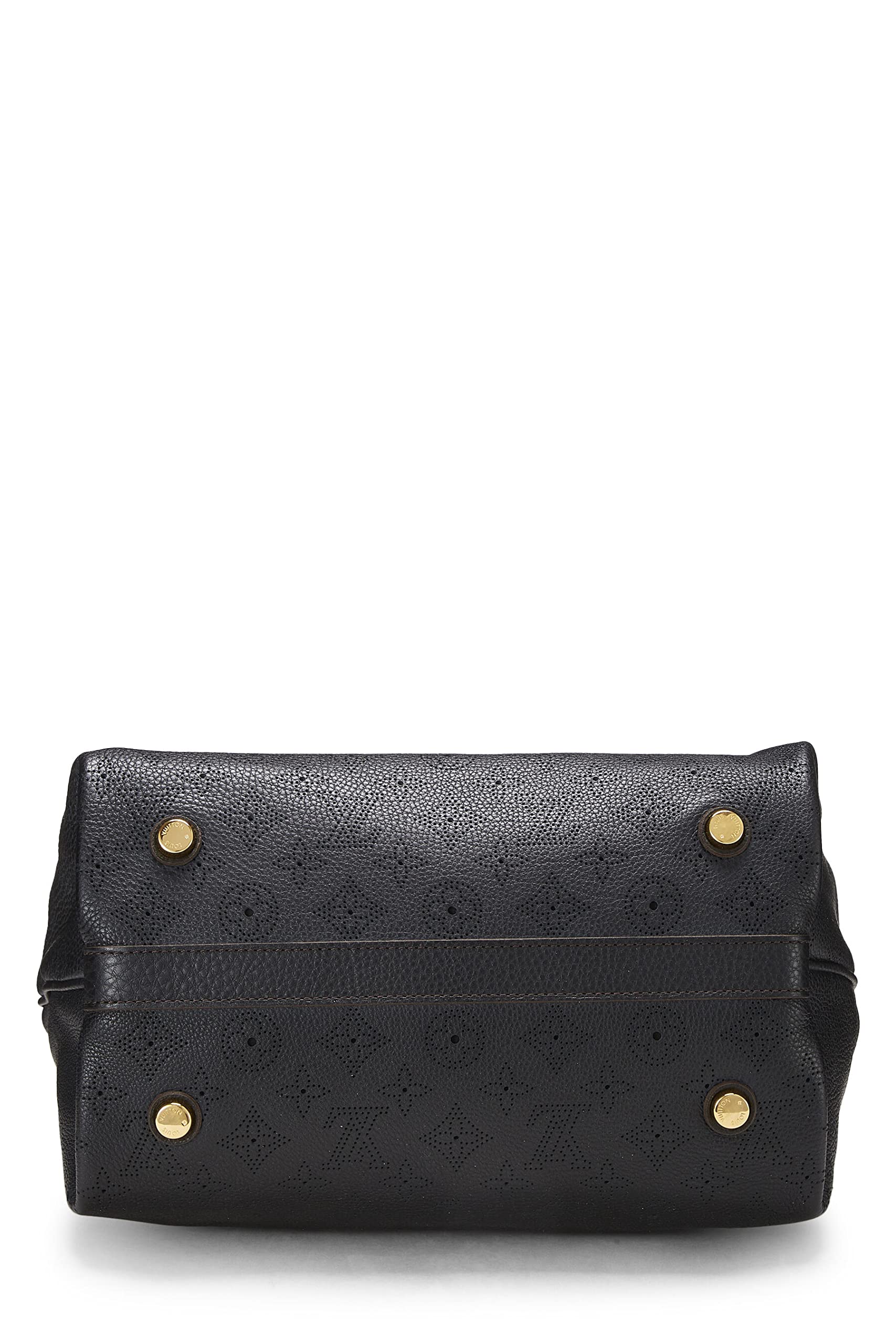 Louis Vuitton,  Black Monogram Mahina Cirrus PM, Black