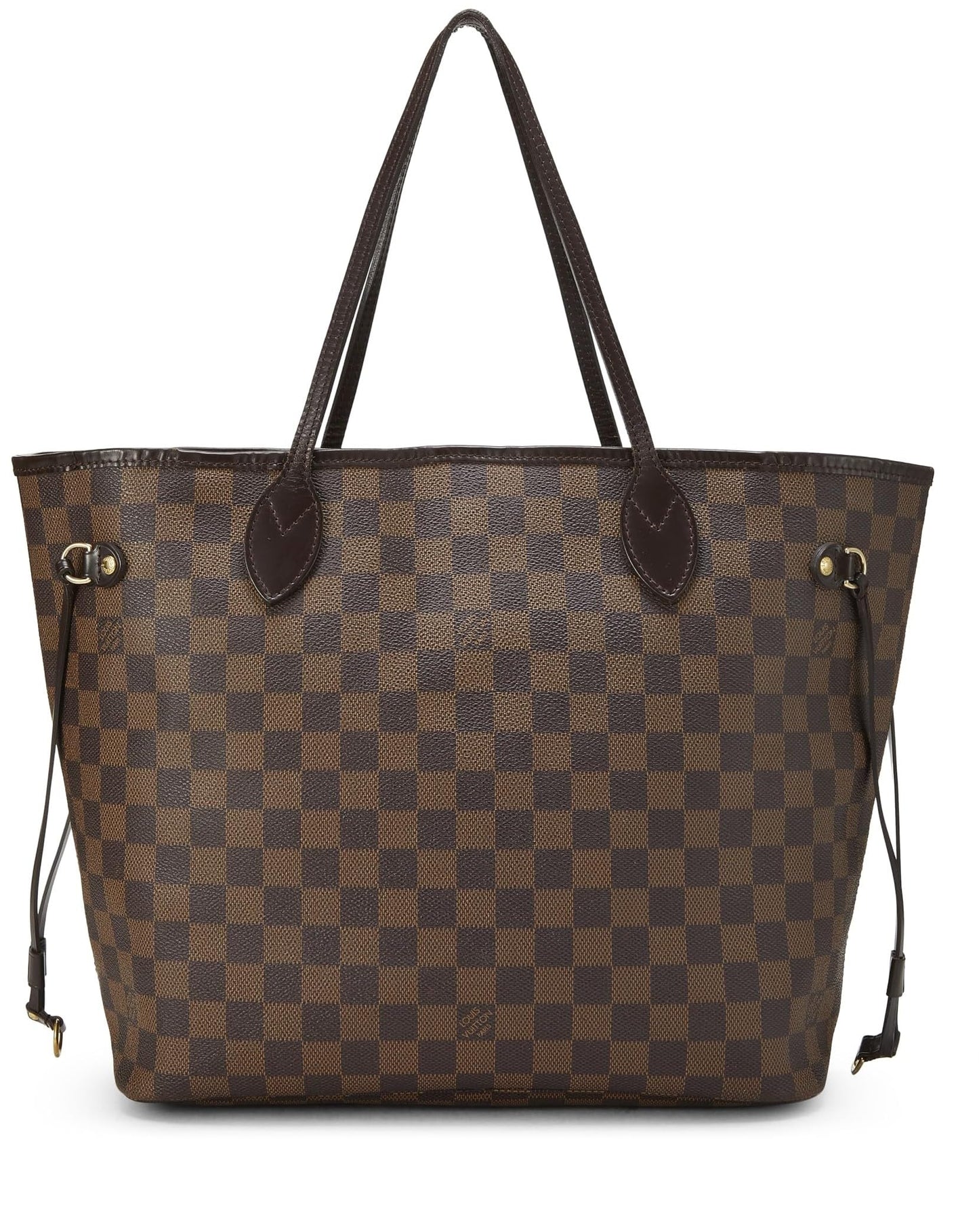 Louis Vuitton,  Damier Ebene Neverfull MM, Brown