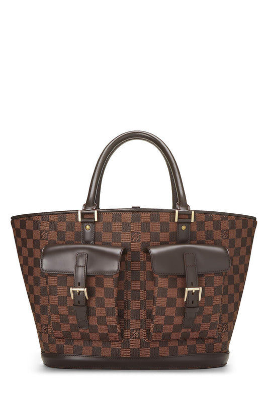 Louis Vuitton,  Damier Ebene Manosque GM, Brown