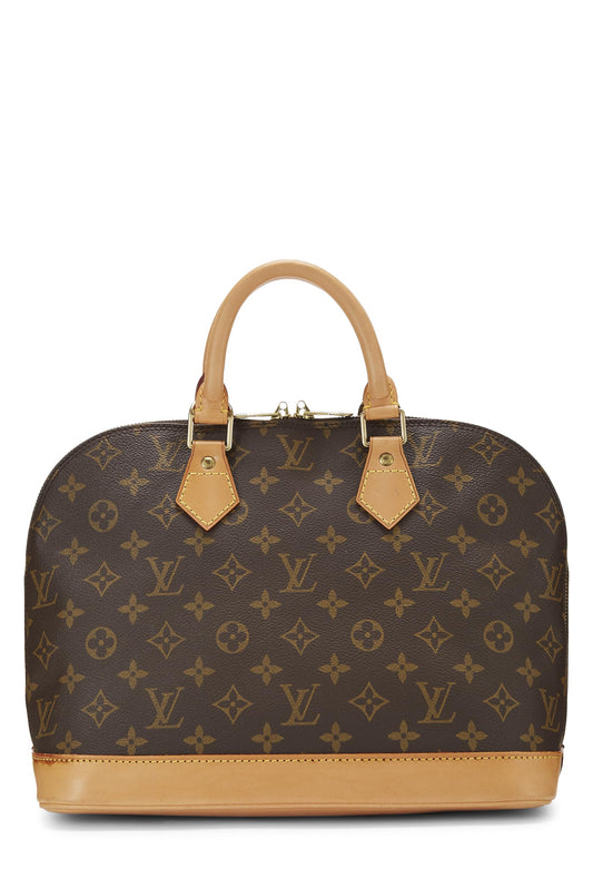 Louis Vuitton,  Monogram Canvas Alma PM, Brown