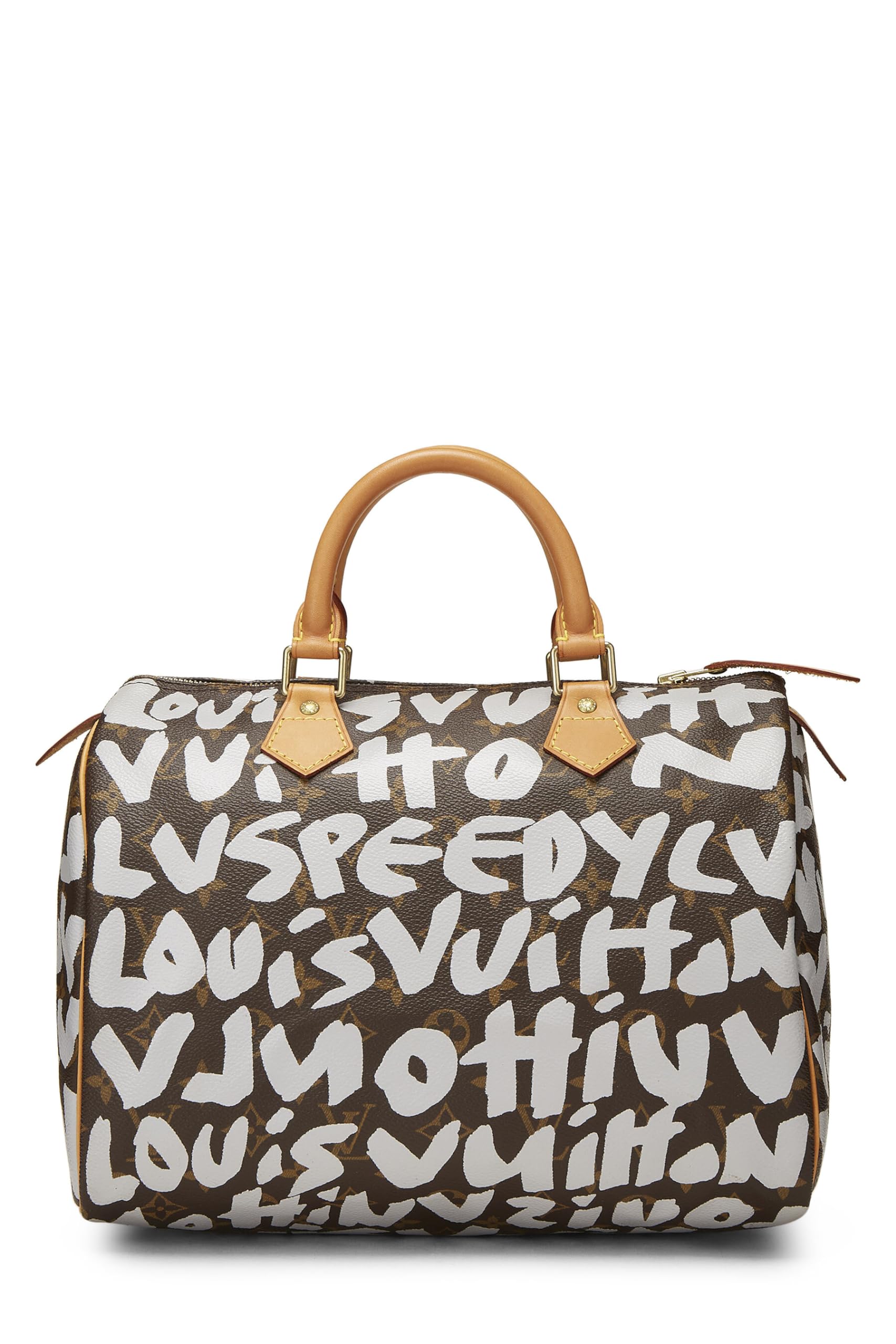 Louis Vuitton,  Stephen Spro  x Louis Vuitton Monogram Grey Graffiti Speedy 30, Grey