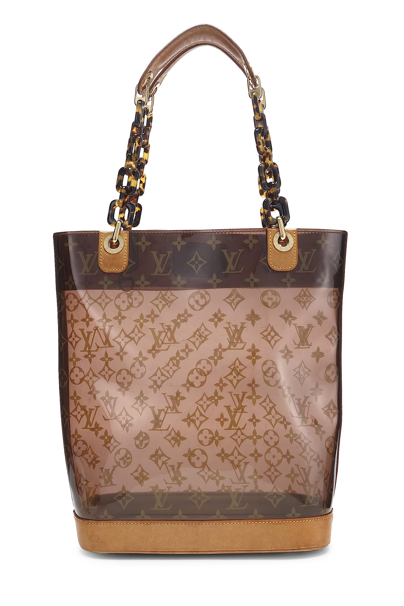 Louis Vuitton,  Monogram Ambre Vinyl Cabas MM, Brown