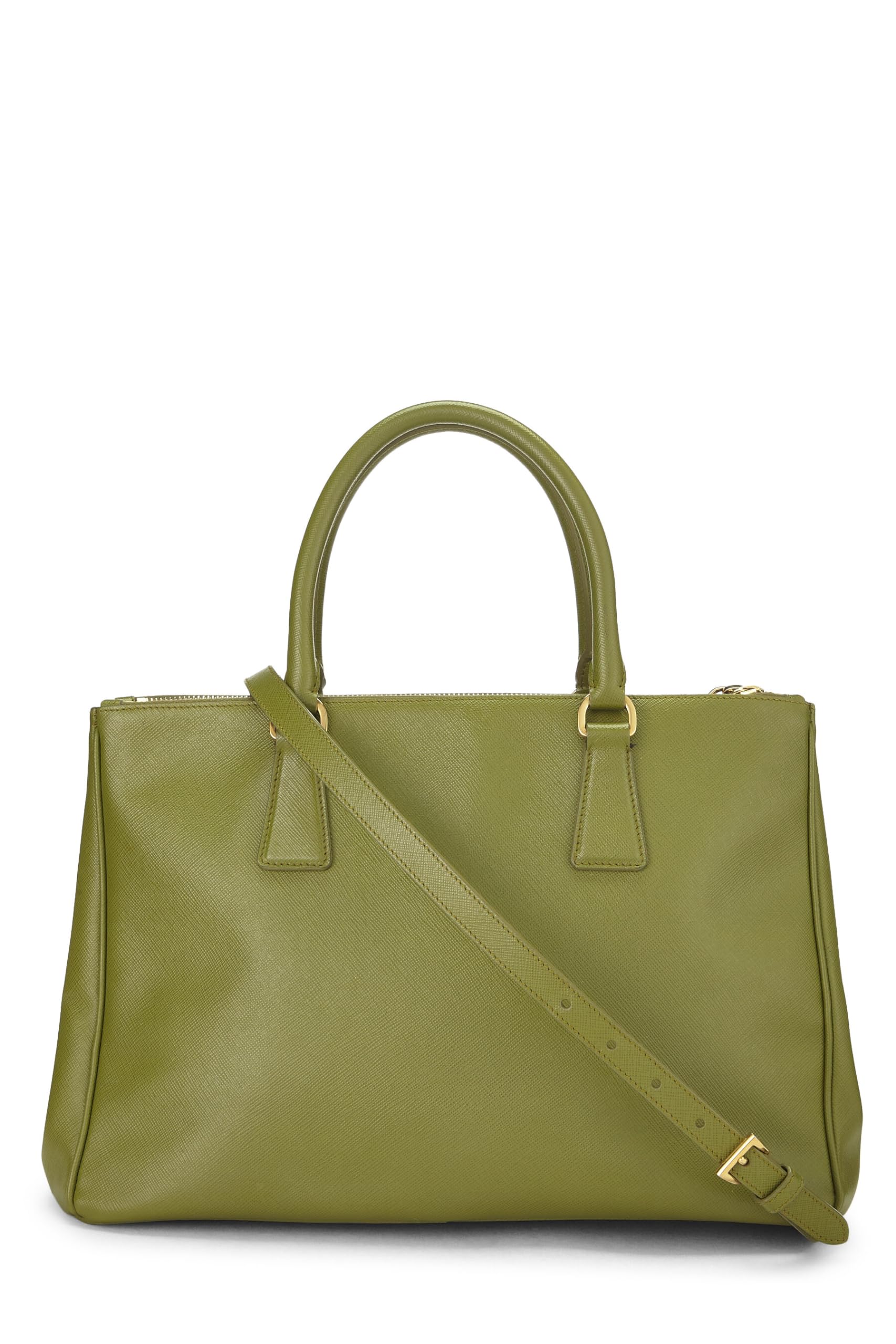 Prada Galleria Tote Saffiano Green Medium Tote Bag
