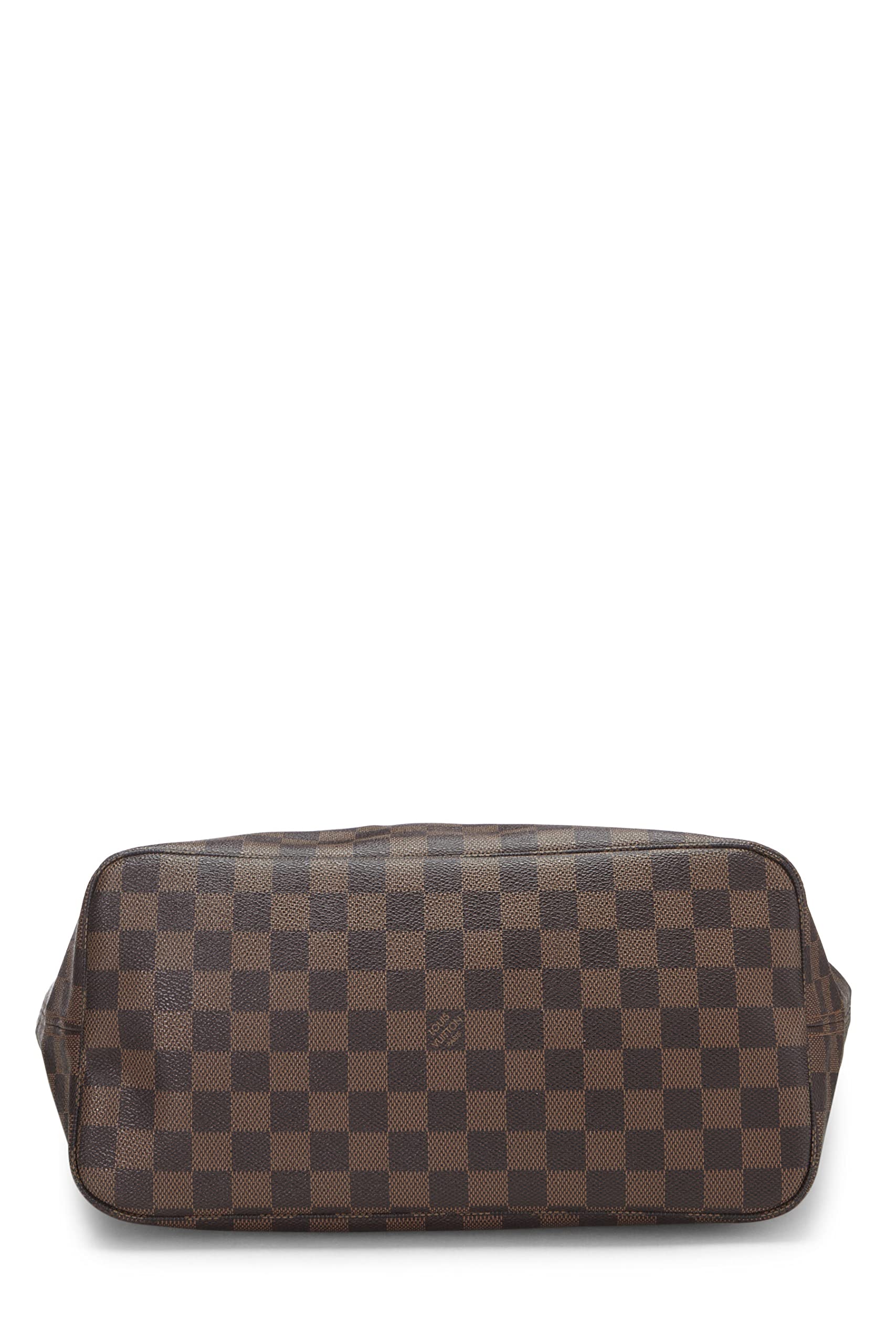 Louis Vuitton,  Damier Ebene Neverfull MM, Brown