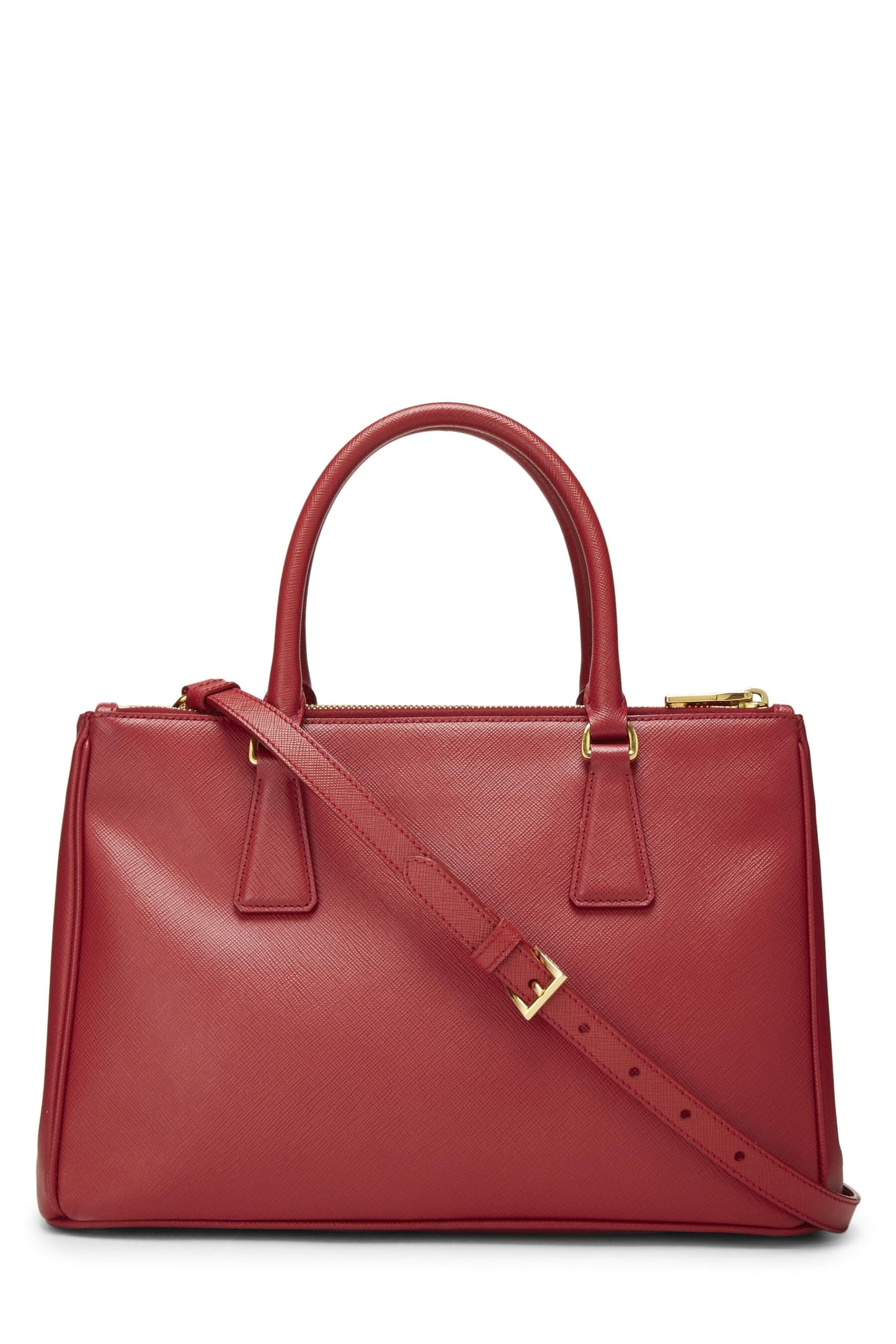 Prada Executive Tote Saffiano Red Small Tote Bag Tote Small Red