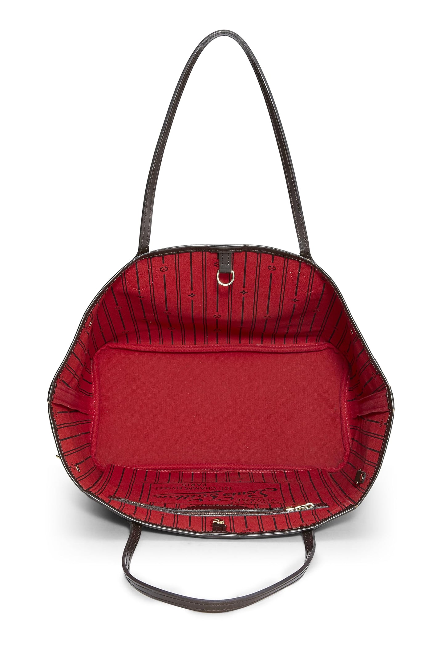 Louis Vuitton,  Damier Ebene Neverfull MM, Brown