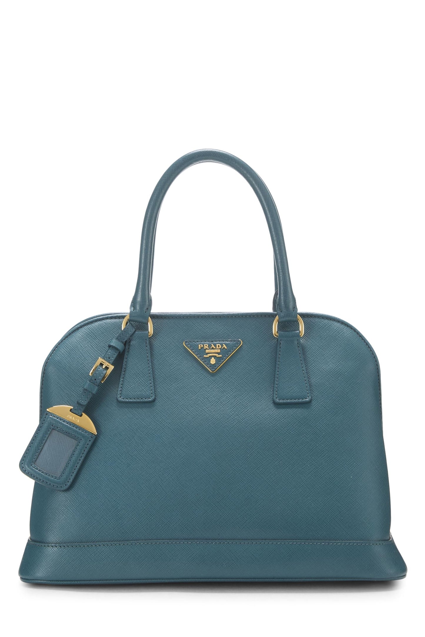 Prada Dome Tote Saffiano Green Tote Bag Dome Tote Green