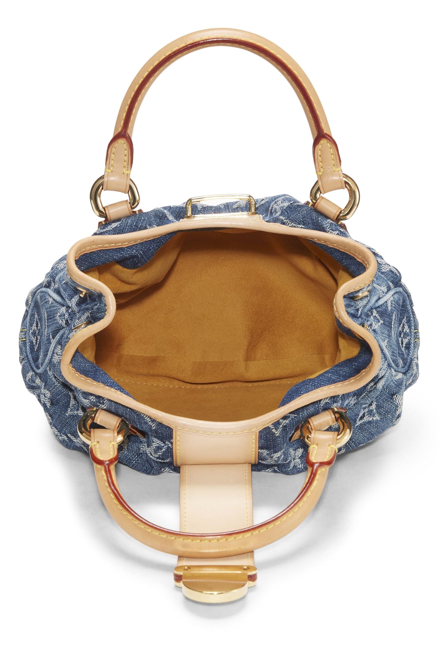 Louis Vuitton,  Blue Monogram Denim Pleaty, Blue