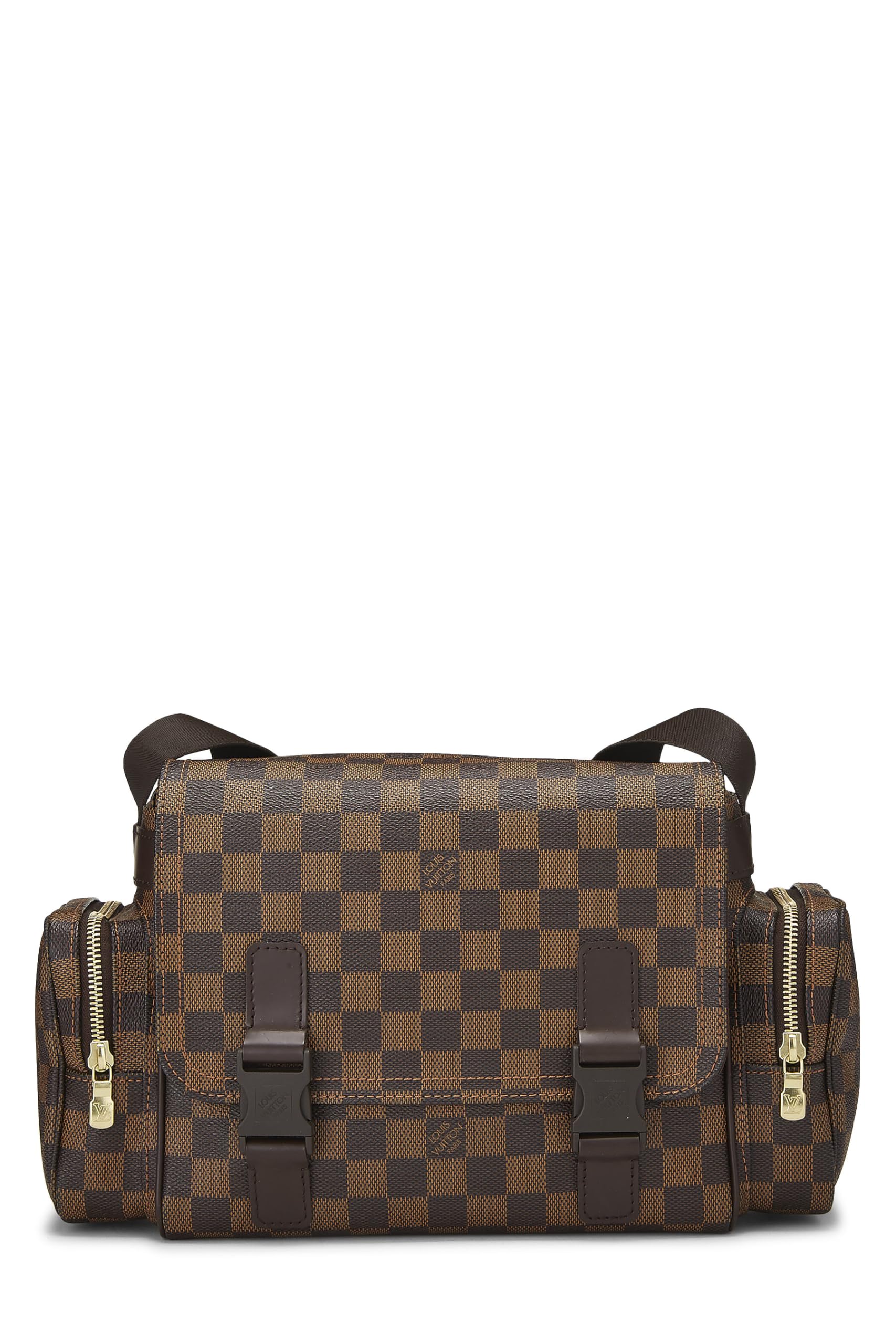 Louis Vuitton,  Damier Ebene Melville Messenger, Brown