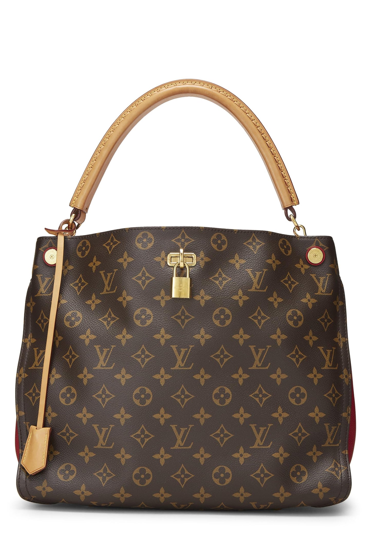 Louis Vuitton,  Red Monogram Canvas Gaia, Brown